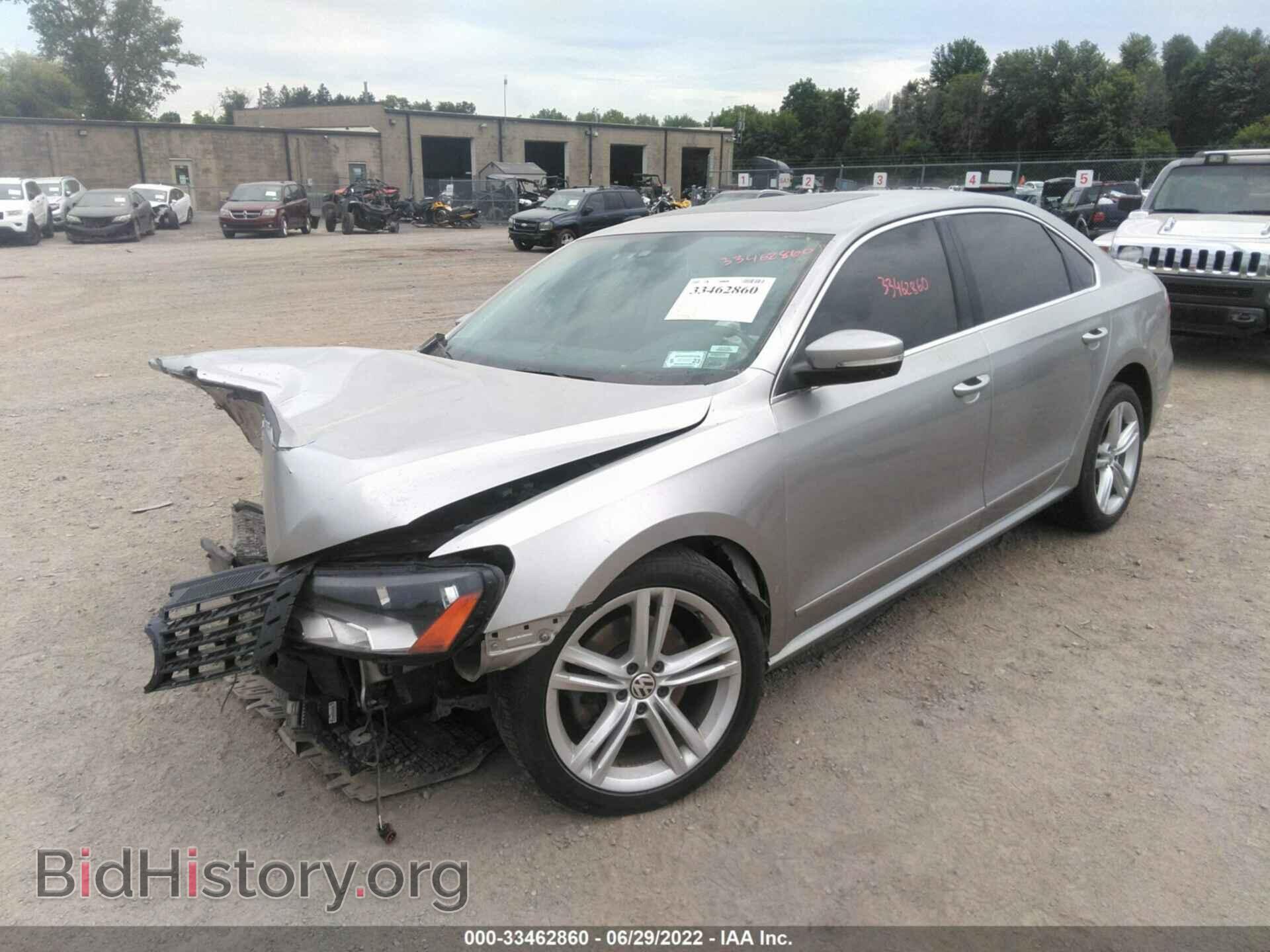2014 VOLKSWAGEN PASSAT - VIN: 1VWBN7A31EC084893 - Фото 2