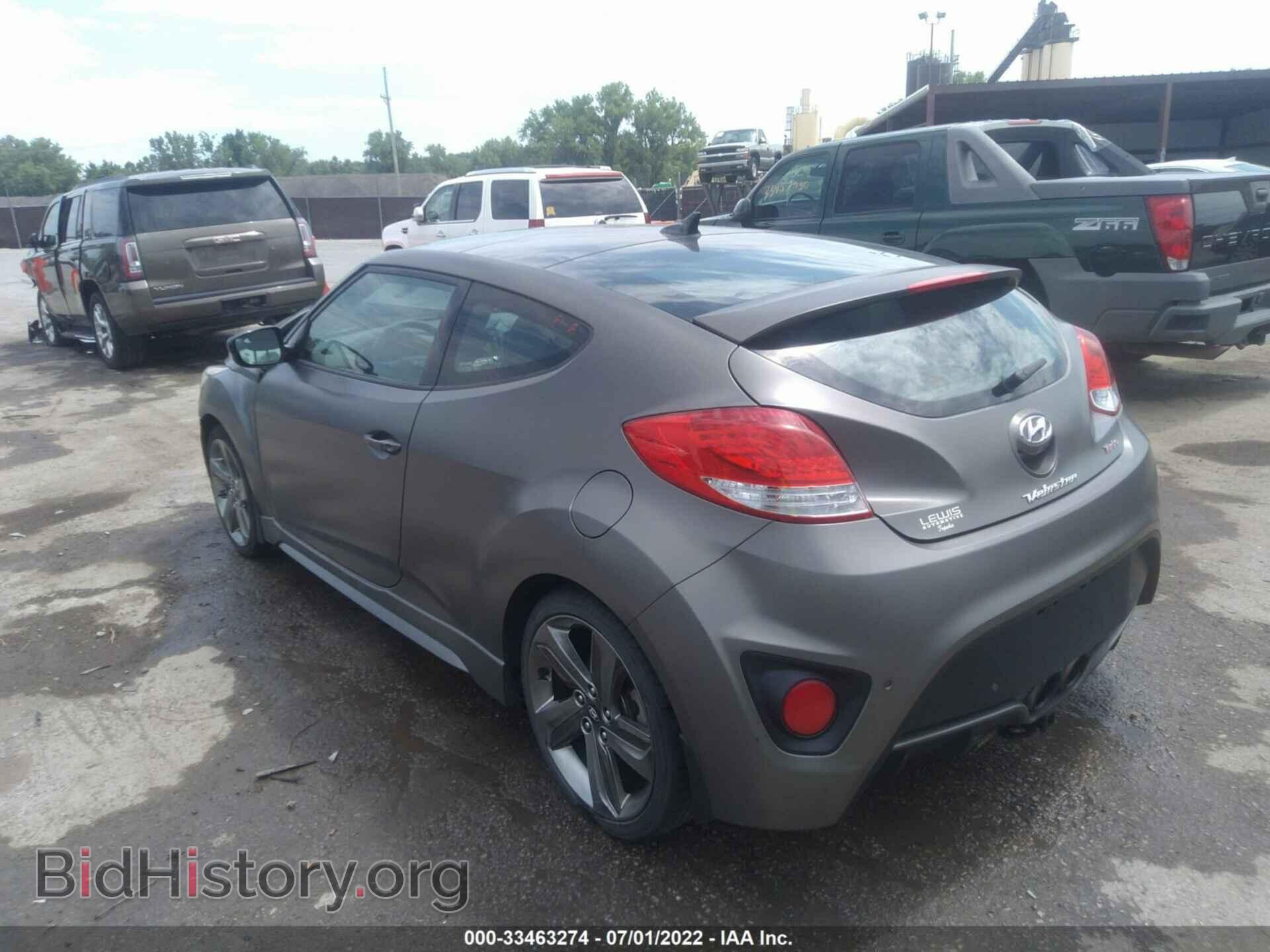 2014 HYUNDAI VELOSTER - VIN: KMHTC6AE9EU195786 - Фото 3