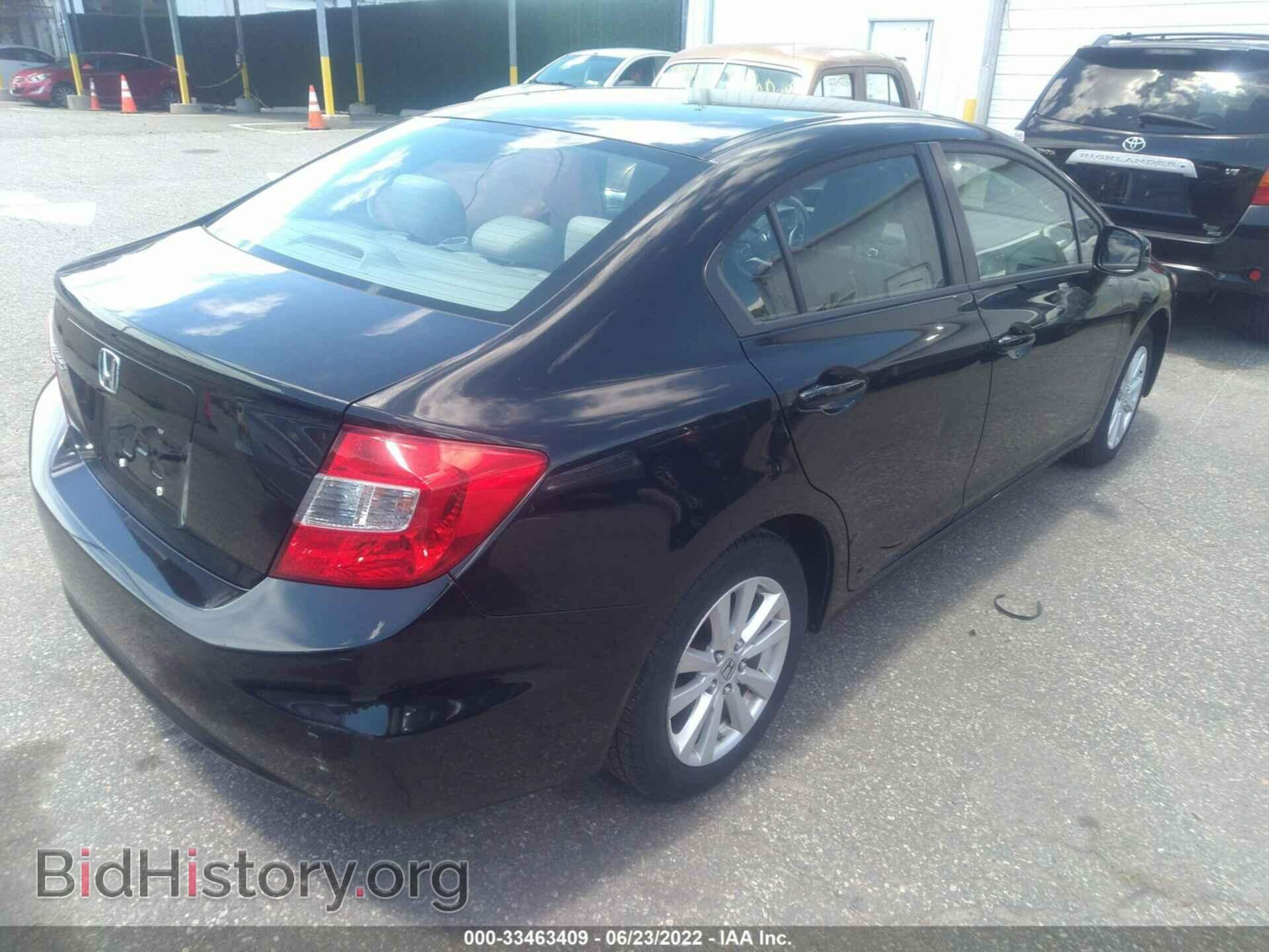 2012 HONDA CIVIC SDN - VIN: 19XFB2F8XCE030129 - Фото 4
