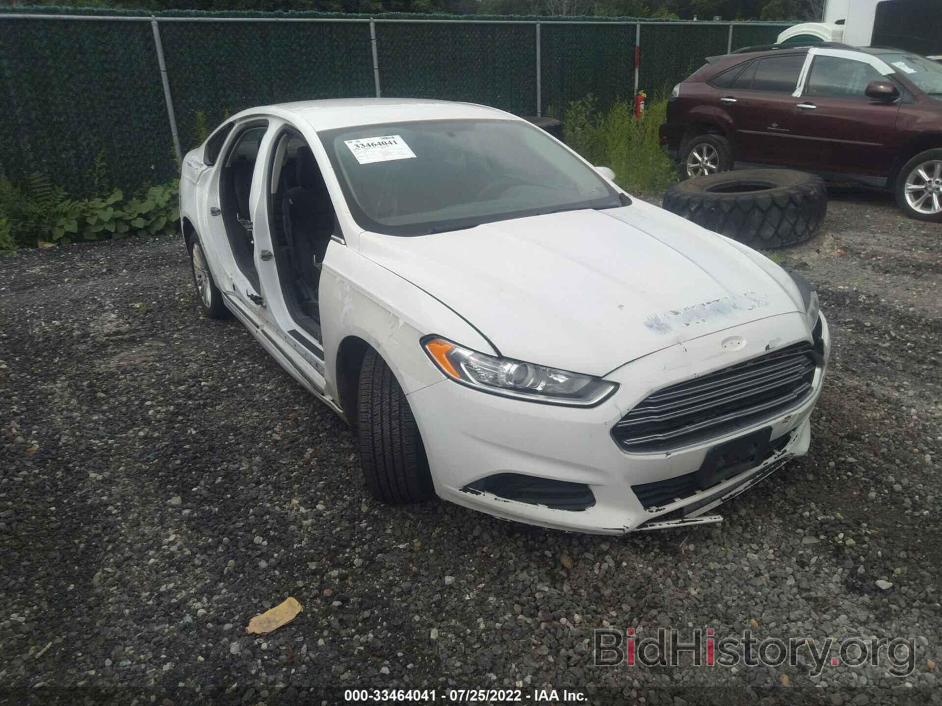 Photo 3FA6P0LU3DR298463 - FORD FUSION 2013