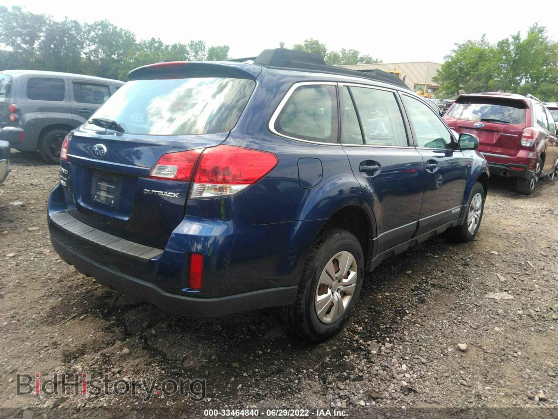 2011 SUBARU OUTBACK - VIN: 4S4BRCAC9B3436304 - Фото 4
