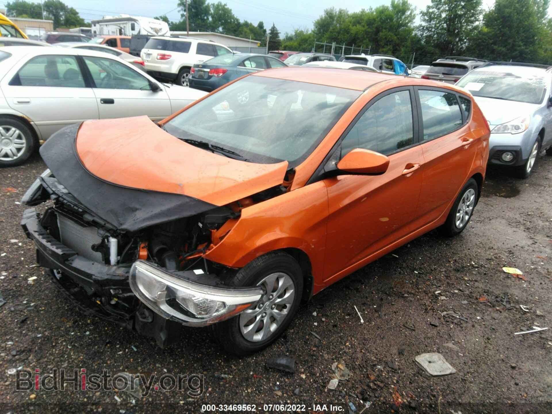 2016 HYUNDAI ACCENT - VIN: KMHCT5AEXGU265406 - Фото 2