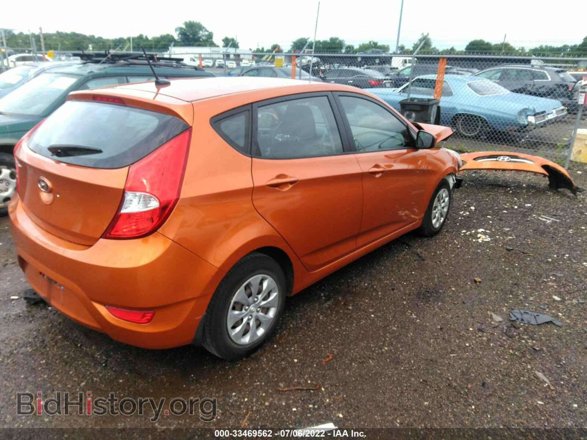 2016 HYUNDAI ACCENT - VIN: KMHCT5AEXGU265406 - Фото 4