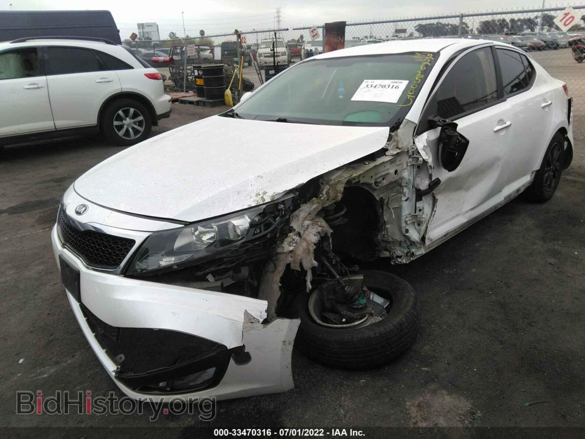 2013 KIA OPTIMA - VIN: KNAGM4A78D5441368 - Фото 2