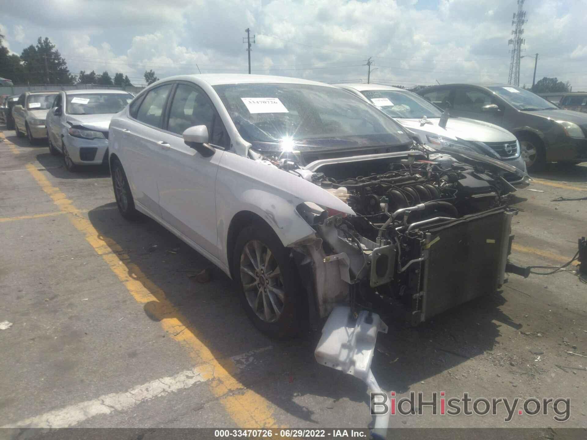 Photo 3FA6P0H78HR137261 - FORD FUSION 2017