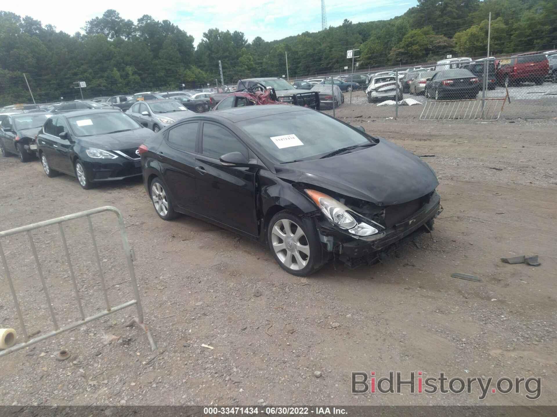 Photo KMHDH4AE1CU245135 - HYUNDAI ELANTRA 2012