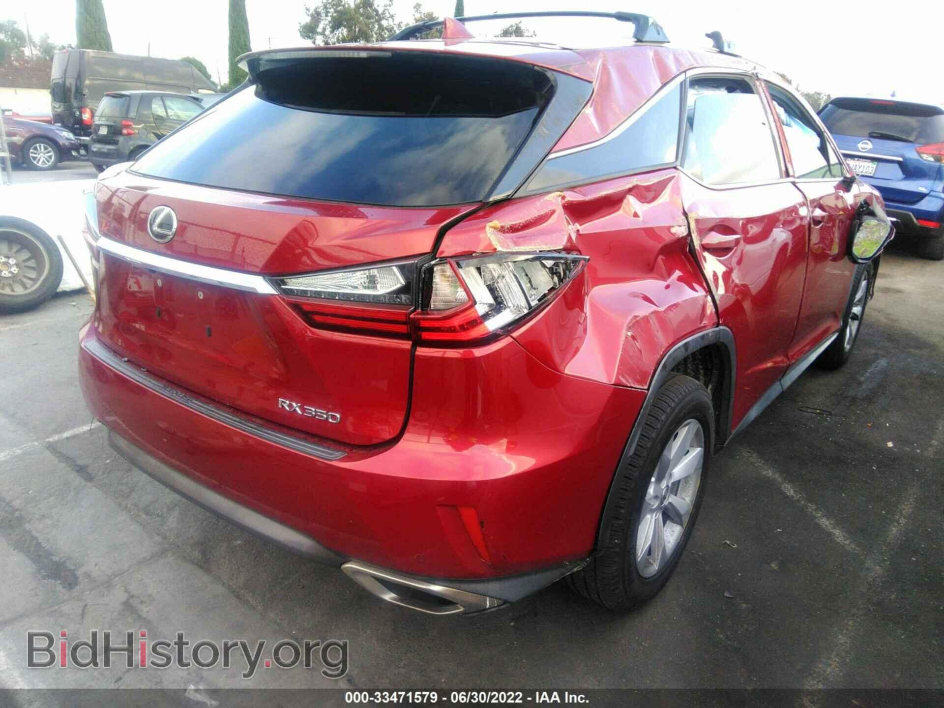2016 LEXUS RX 350 - VIN: 2T2ZZMCA3GC012356 - Фото 4