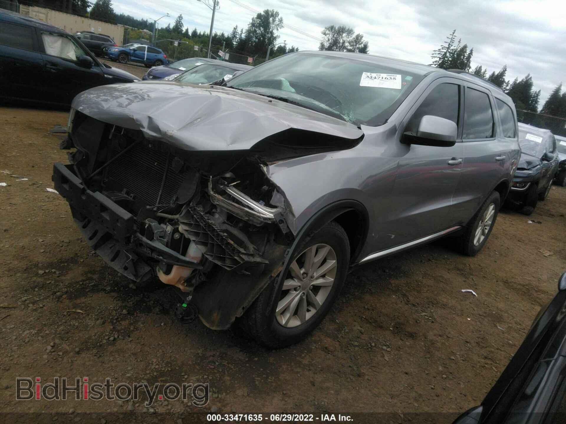 2014 DODGE DURANGO - VIN: 1C4RDJAG5EC428620 - Фото 2