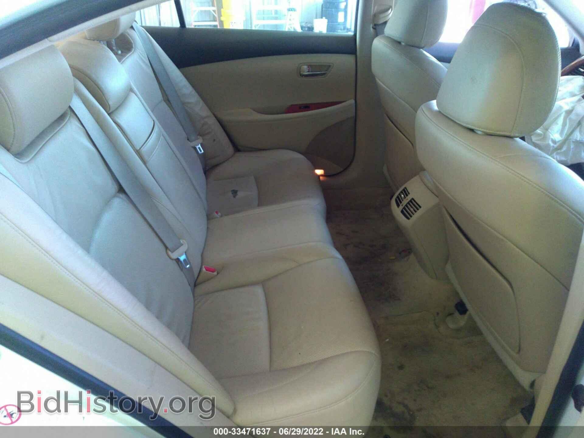 2007 LEXUS ES 350 - VIN: JTHBJ46GX72071205 - Фото 8