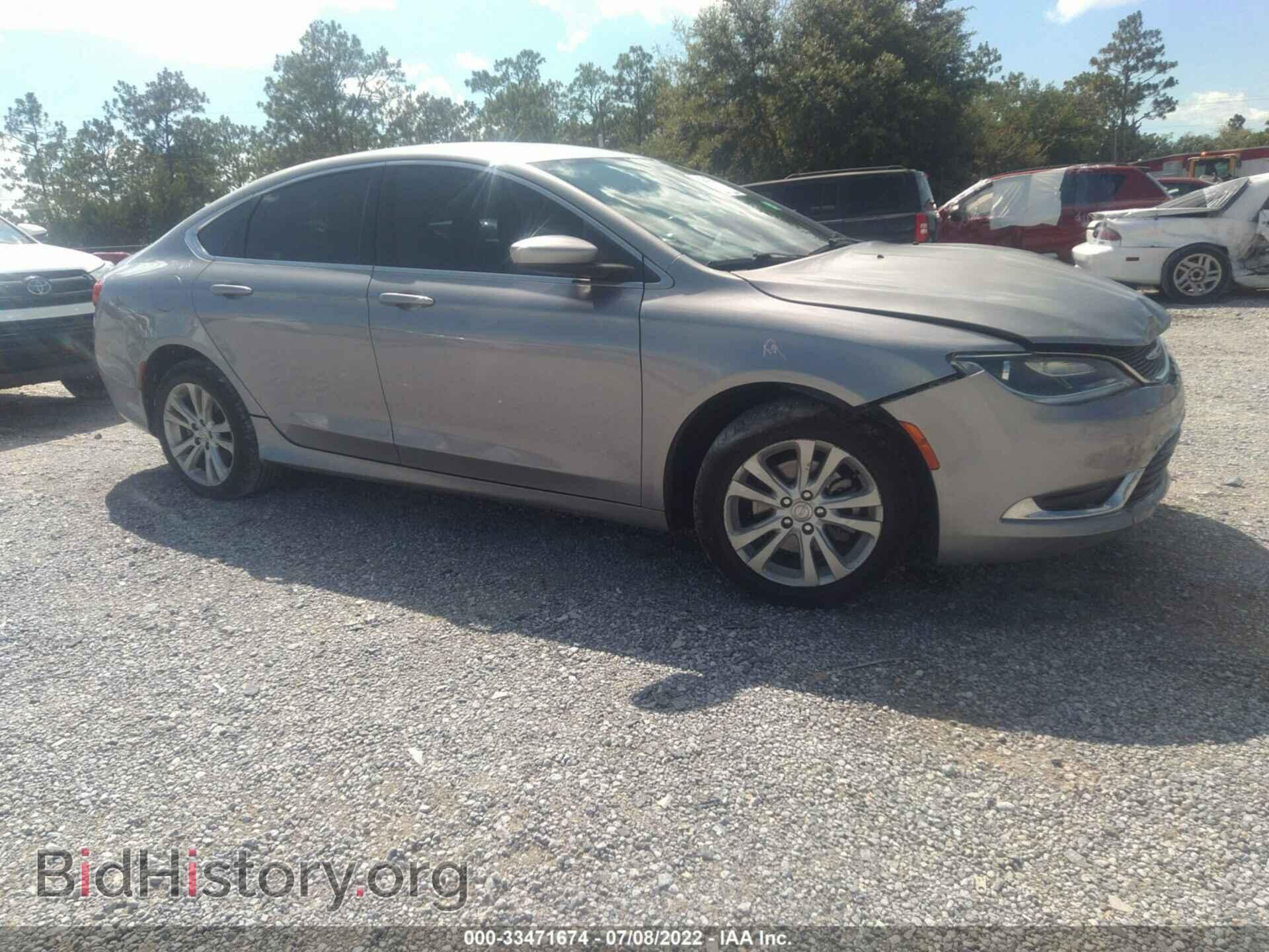 Фотография 1C3CCCAB1FN571826 - CHRYSLER 200 2015