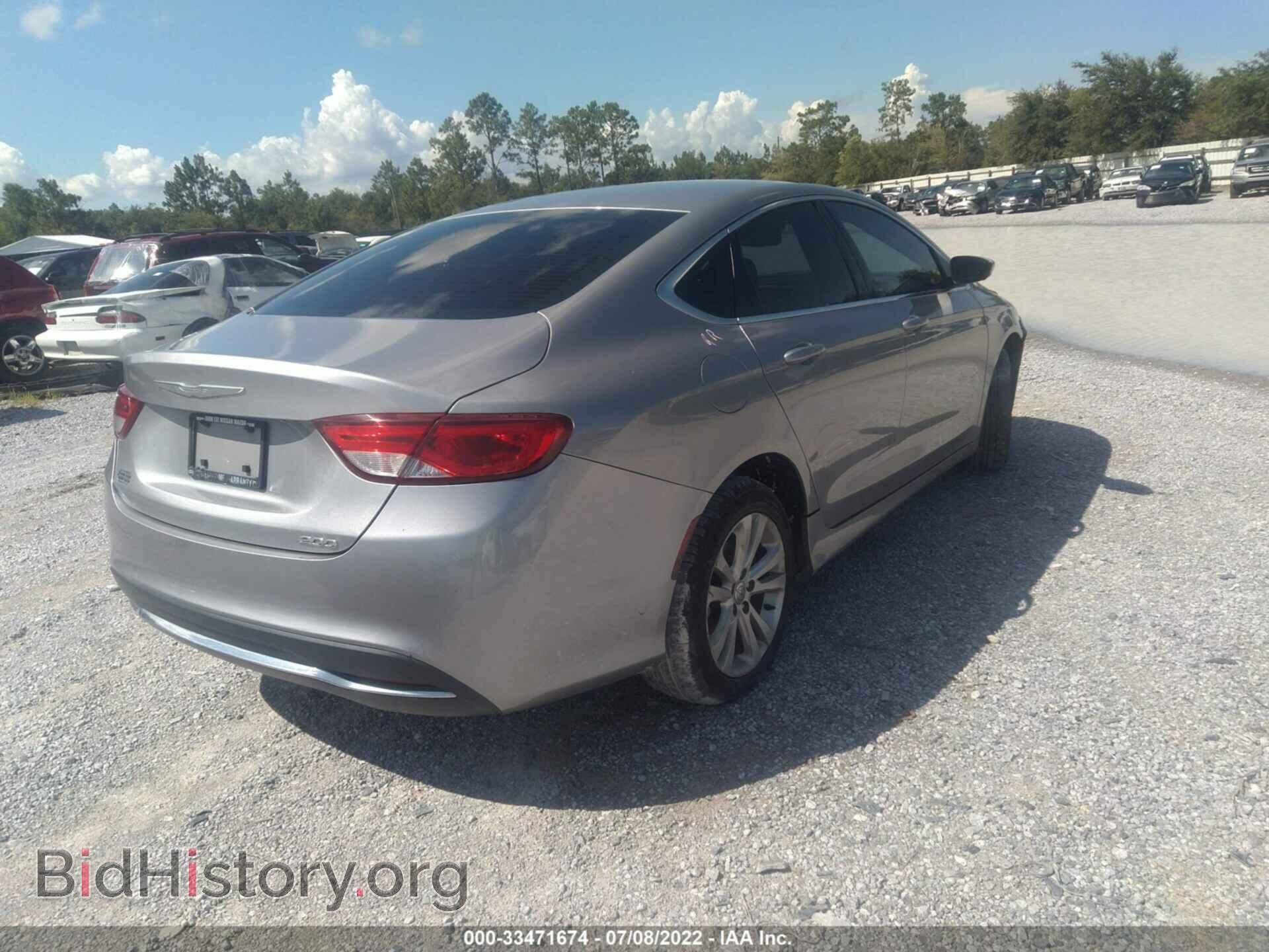 2015 CHRYSLER 200 - VIN: 1C3CCCAB1FN571826 - Фото 4