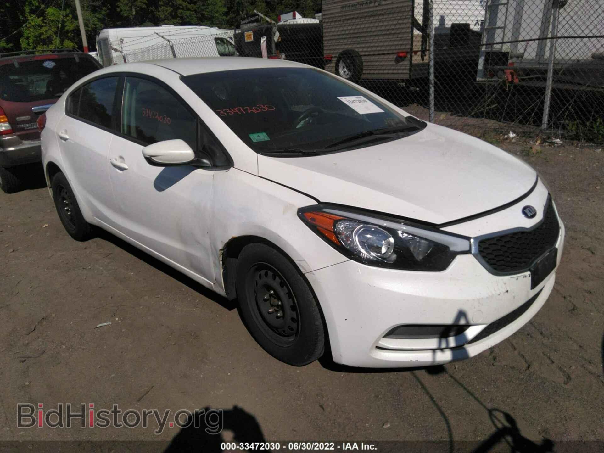 Photo KNAFK4A67E5072948 - KIA FORTE 2014