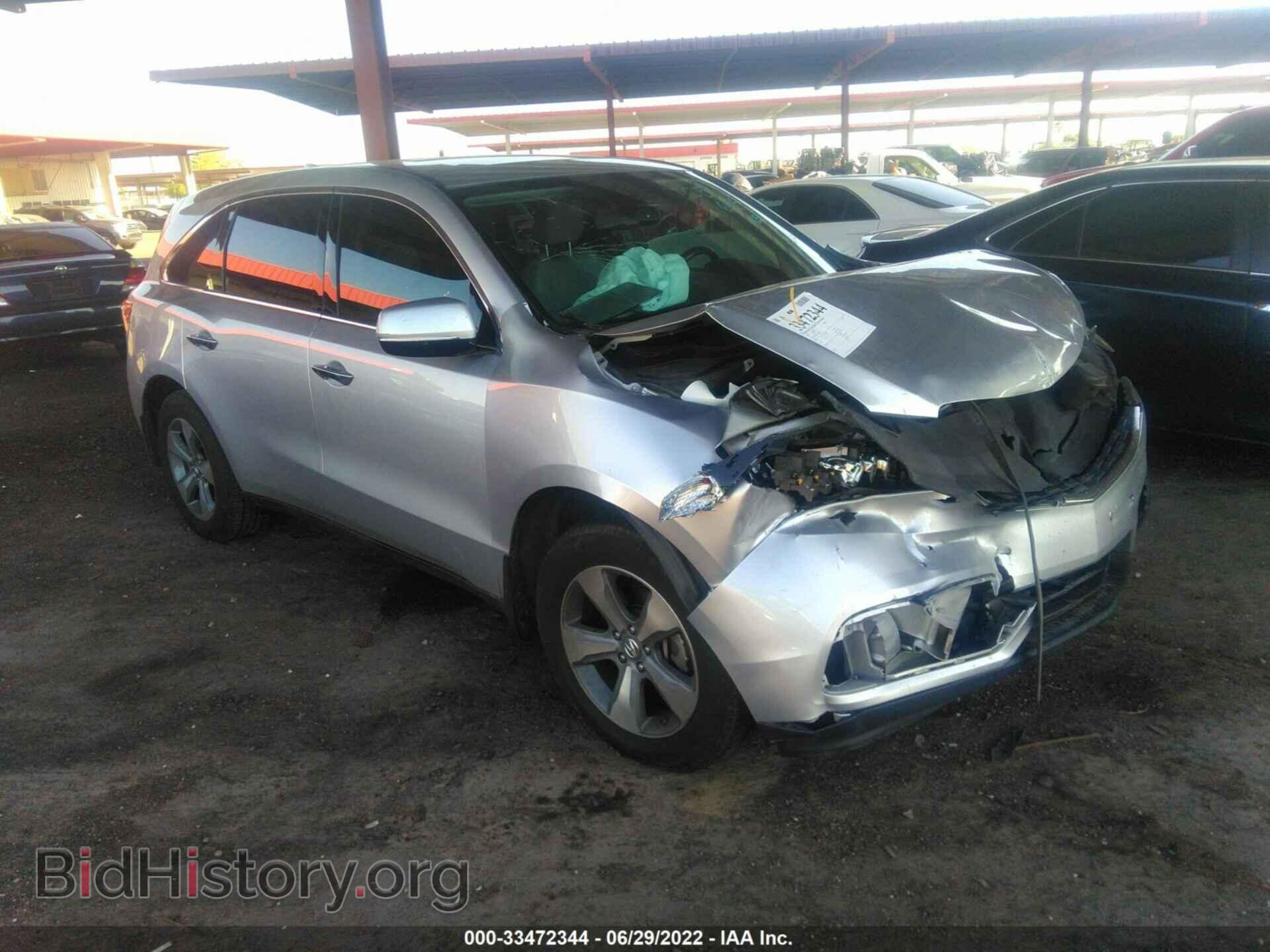 Photo 5FRYD3H21EB003723 - ACURA MDX 2014