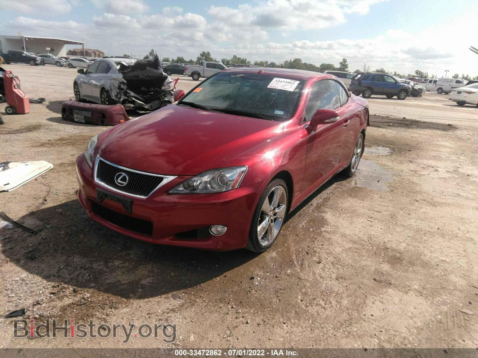 2010 LEXUS IS 250C - VIN: JTHFF2C24A2504816 - Фото 2