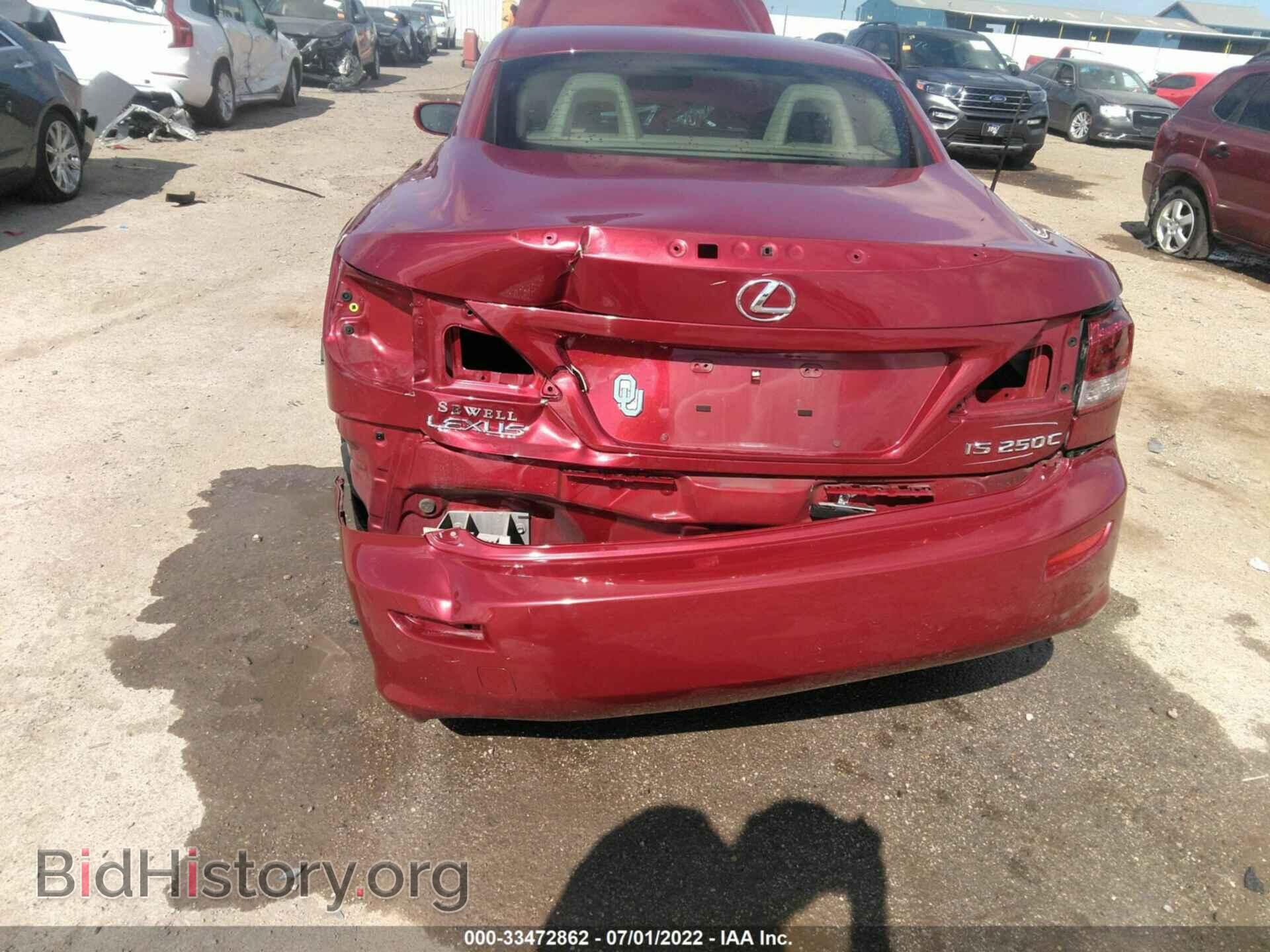 2010 LEXUS IS 250C - VIN: JTHFF2C24A2504816 - Фото 6