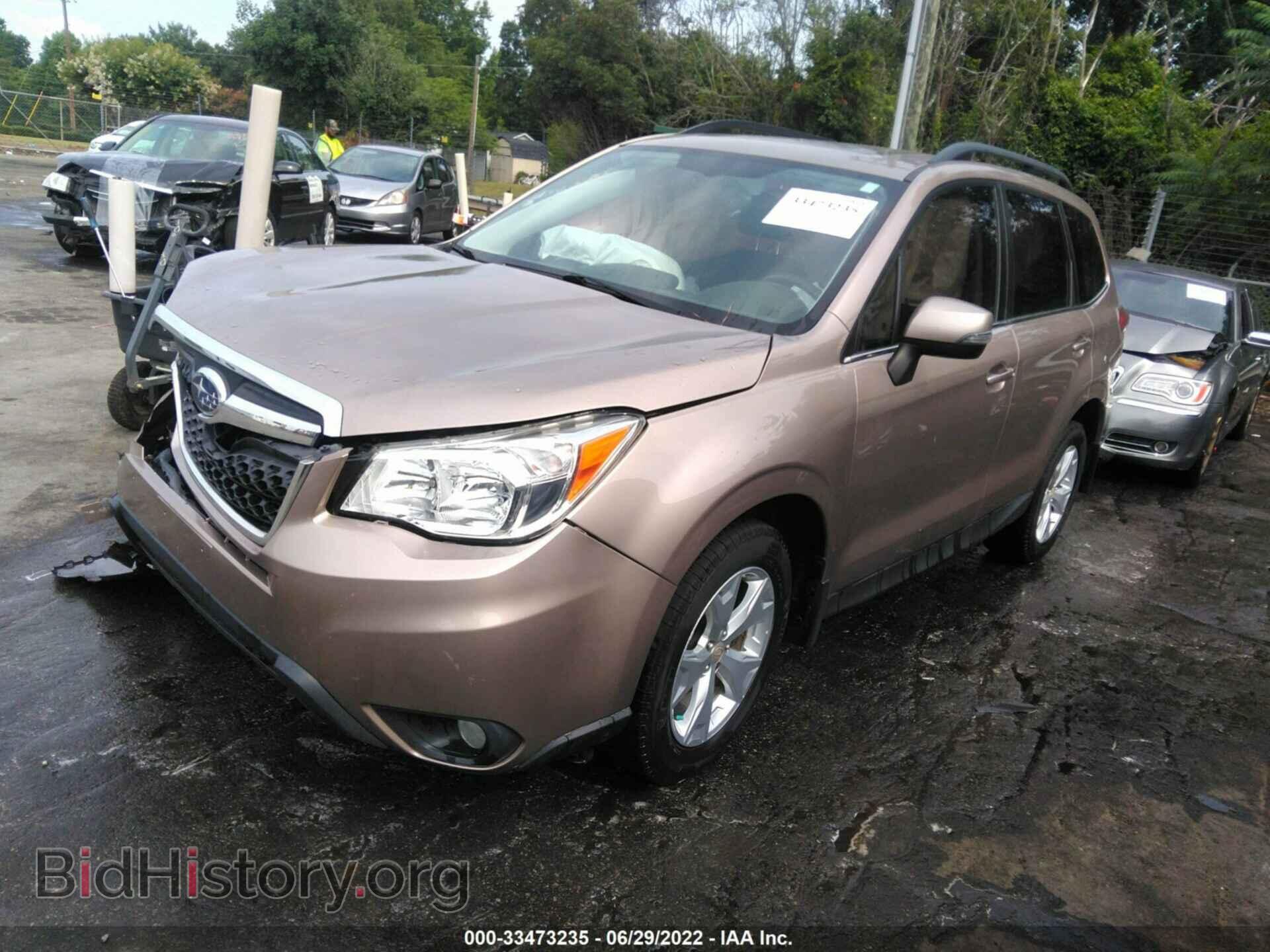2014 SUBARU FORESTER - VIN: JF2SJAMC3EH505363 - Фото 2