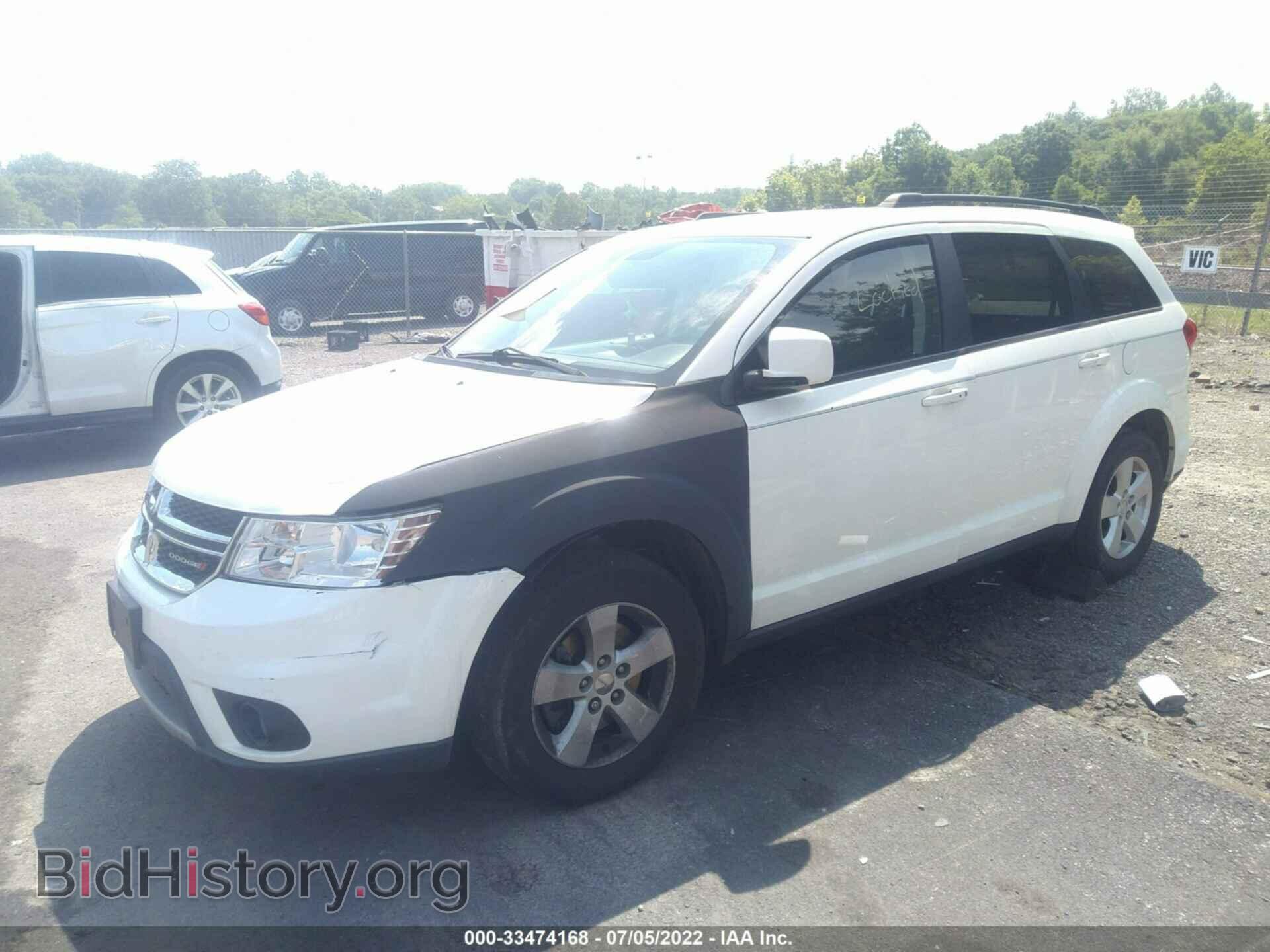 2012 DODGE JOURNEY - VIN: 3C4PDCBG2CT393585 - Фото 2