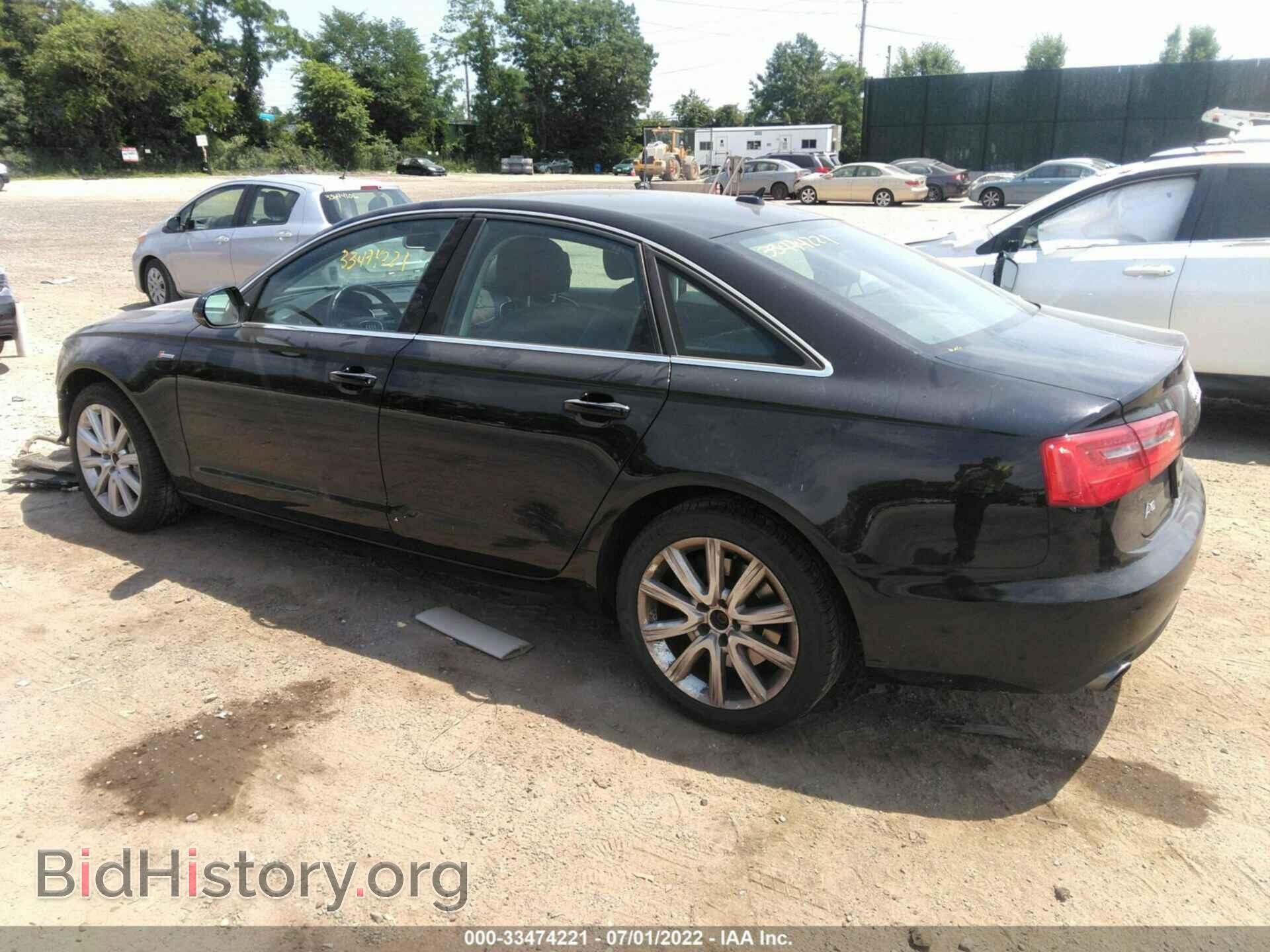 2013 AUDI A6 - VIN: WAUGGAFC9DN134996 - Фото 3