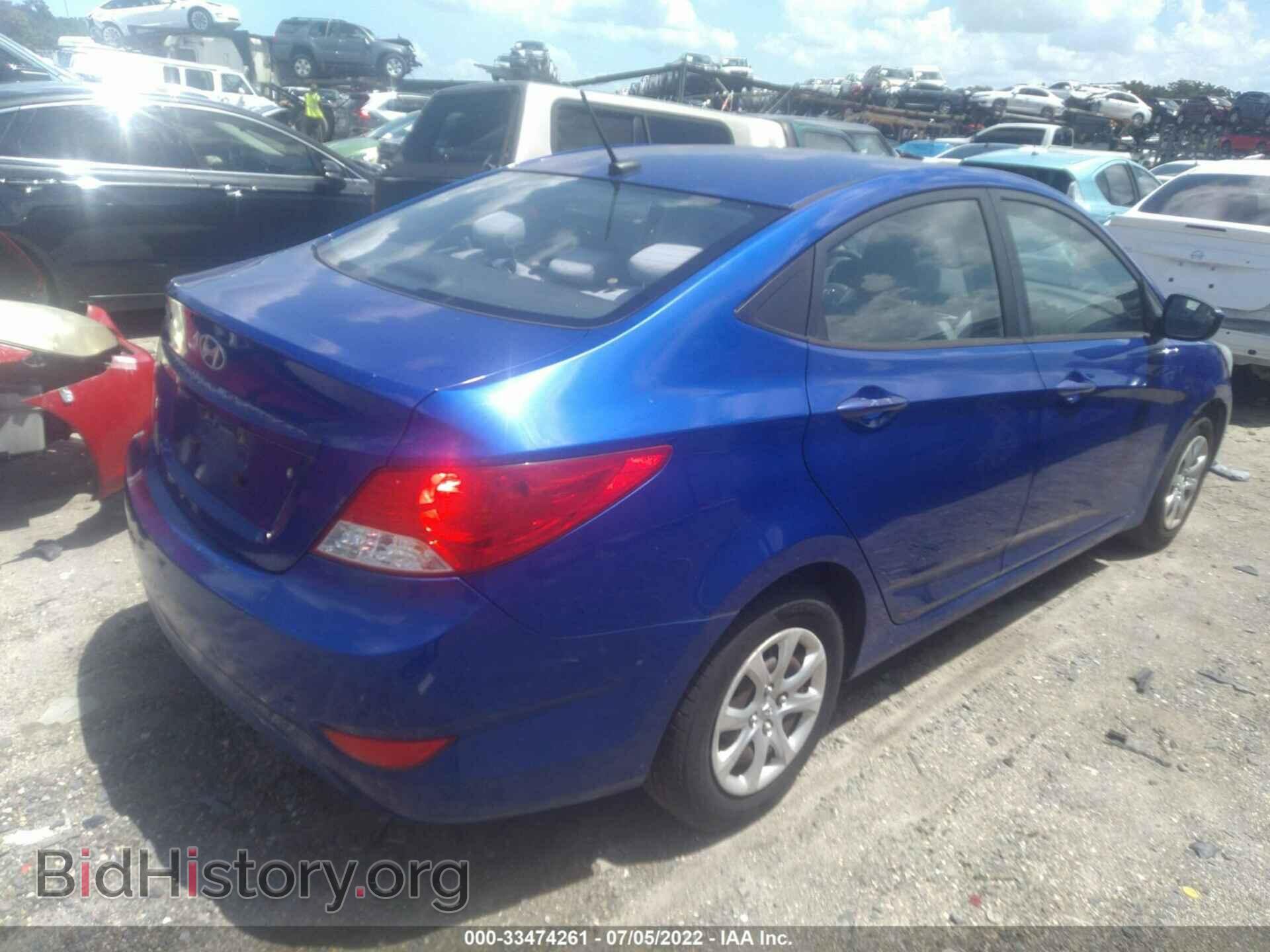 2013 HYUNDAI ACCENT - VIN: KMHCT4AE9DU509388 - Фото 4