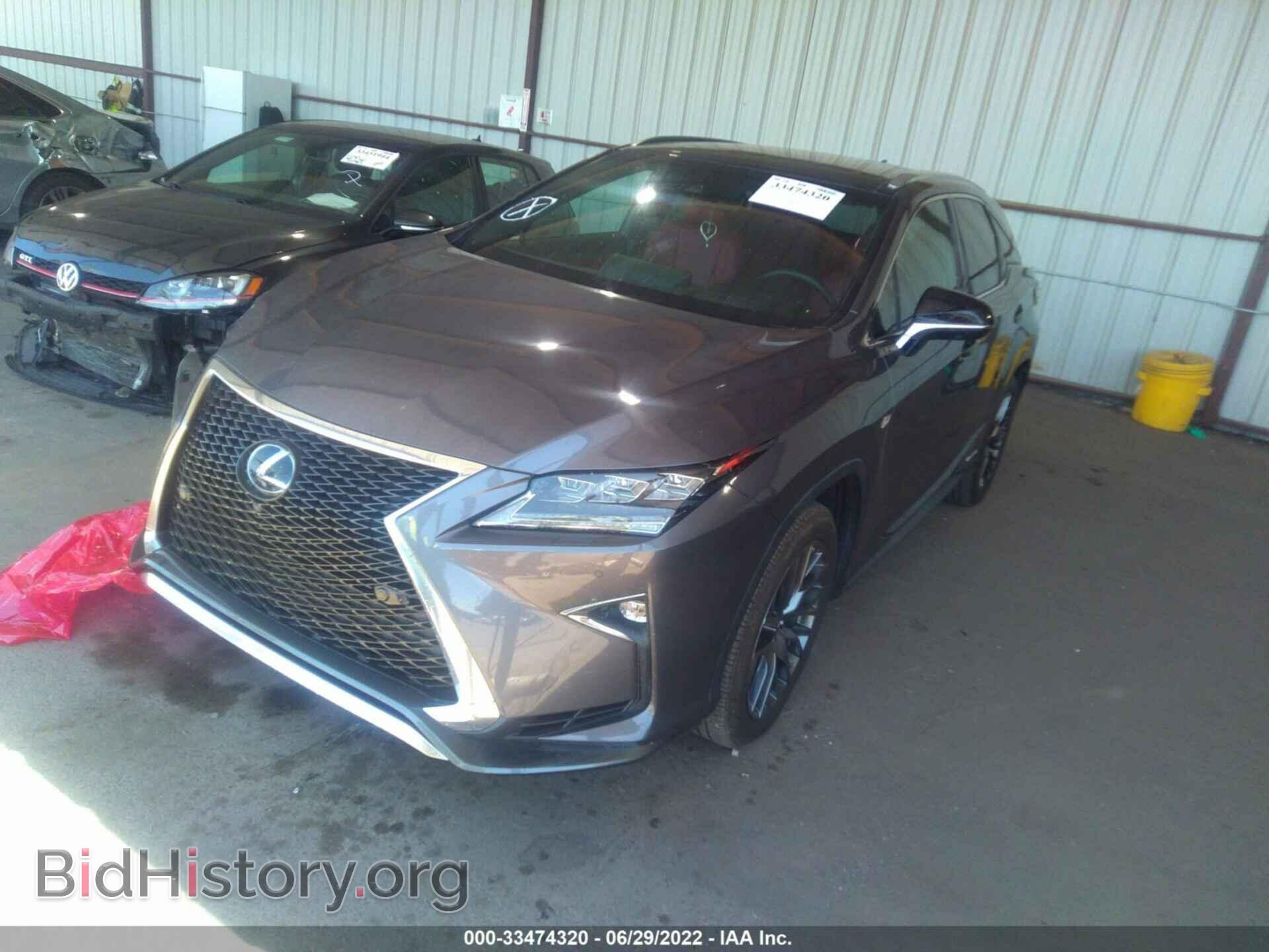 2017 LEXUS RX - VIN: 2T2BGMCA0HC018866 - Фото 2
