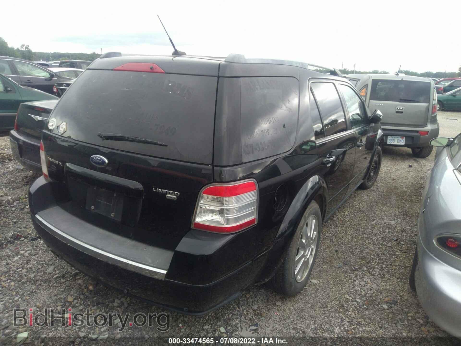 2008 FORD TAURUS X - VIN: 1FMDK06W78GA08957 - Фото 4