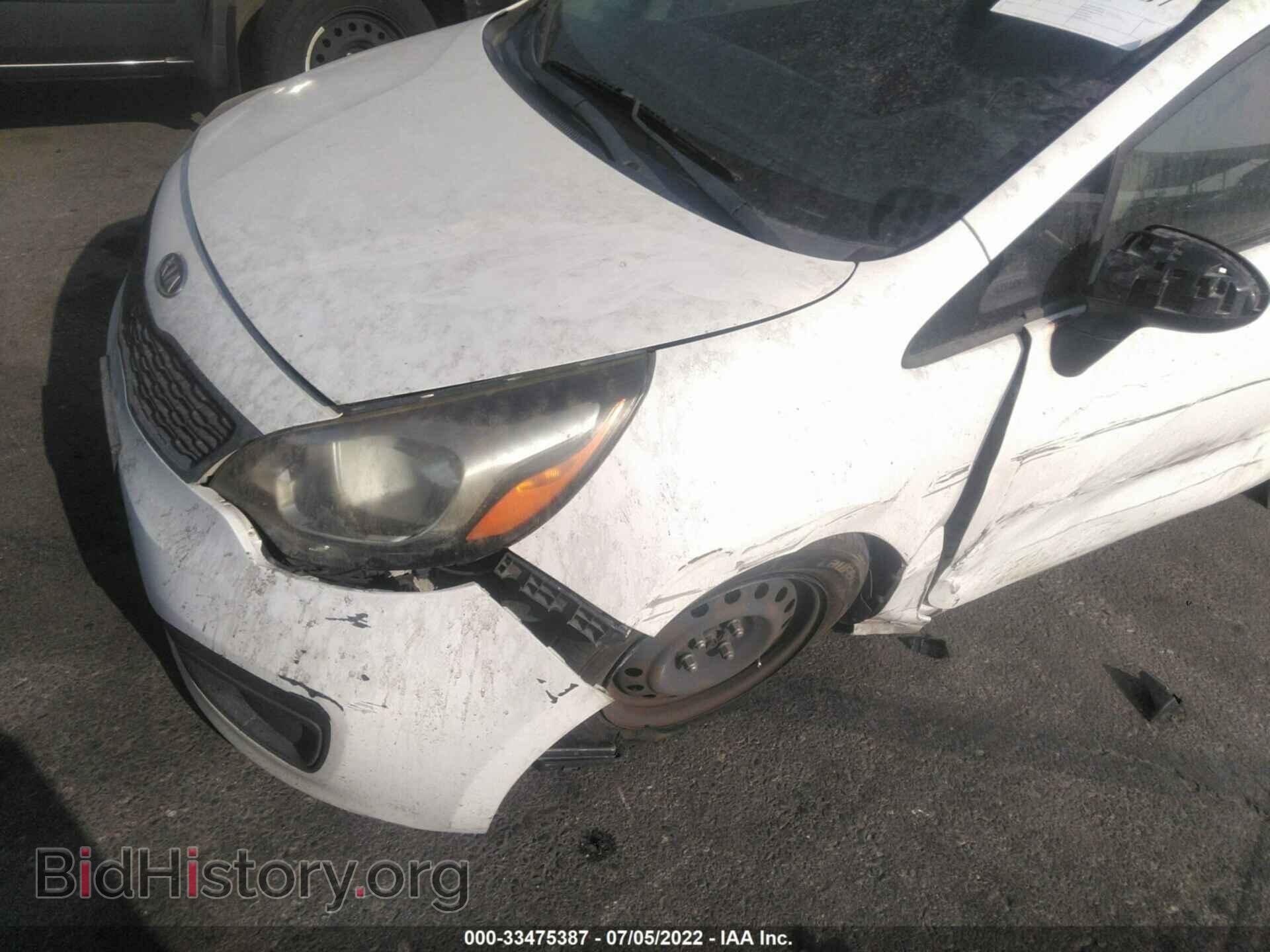 2012 KIA RIO - VIN: KNADM4A34C6083873 - Фото 6