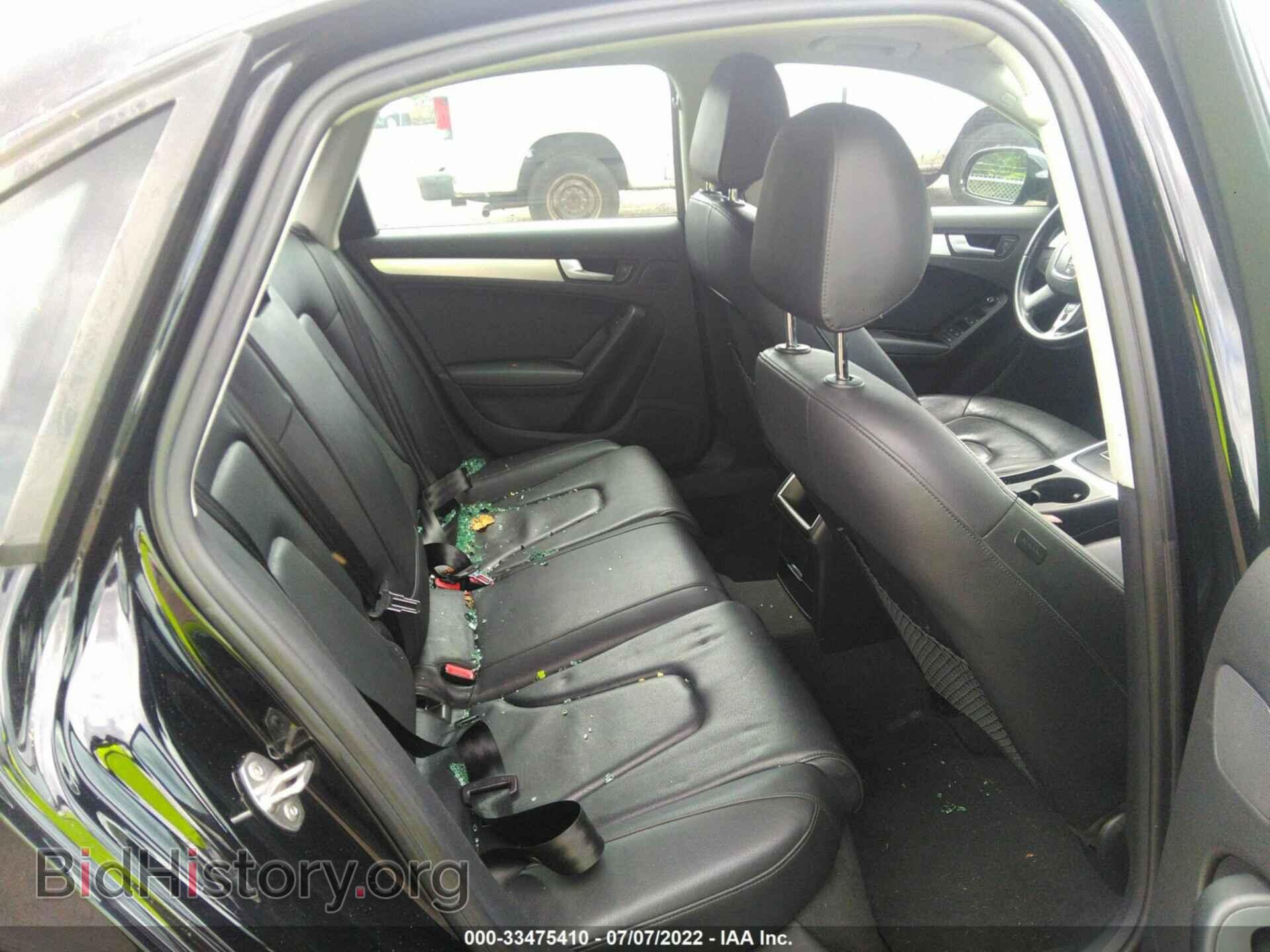 2012 AUDI A4 - VIN: WAUBFAFL4CA090621 - Фото 8