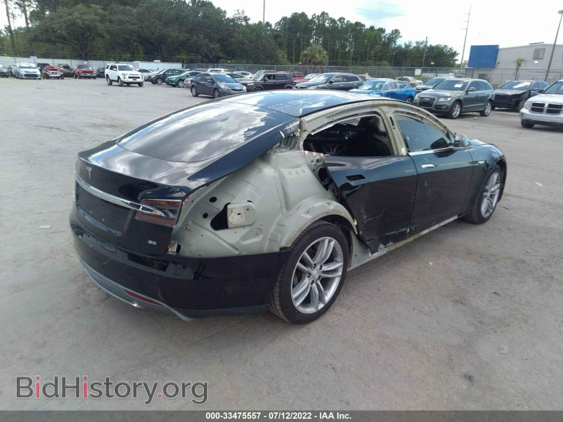 2014 TESLA MODEL S - VIN: 5YJSA1H14EFP35646 - Фото 4