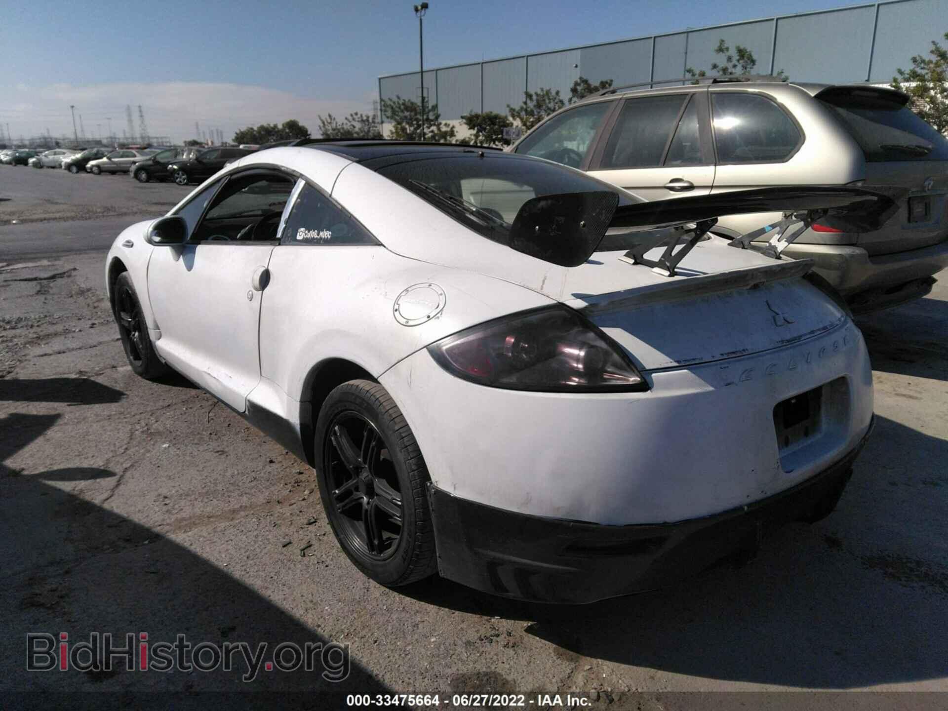 2007 MITSUBISHI ECLIPSE - VIN: 4A3AK24F67E011460 - Фото 3