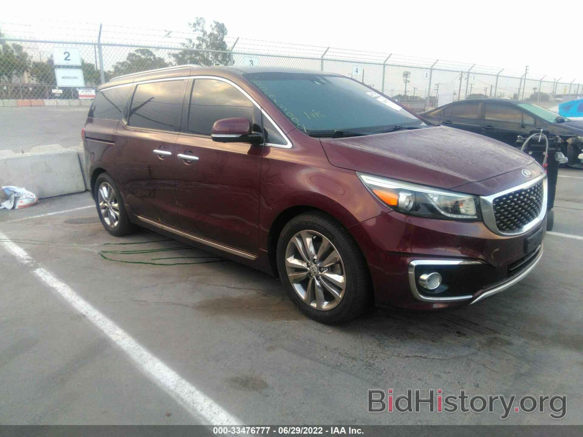 Photo KNDME5C18G6117286 - KIA SEDONA 2016