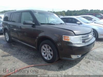 2011 Ford FLEX SE, коричневый — VIN 2FMGK5BC8BBD34755, IAAI