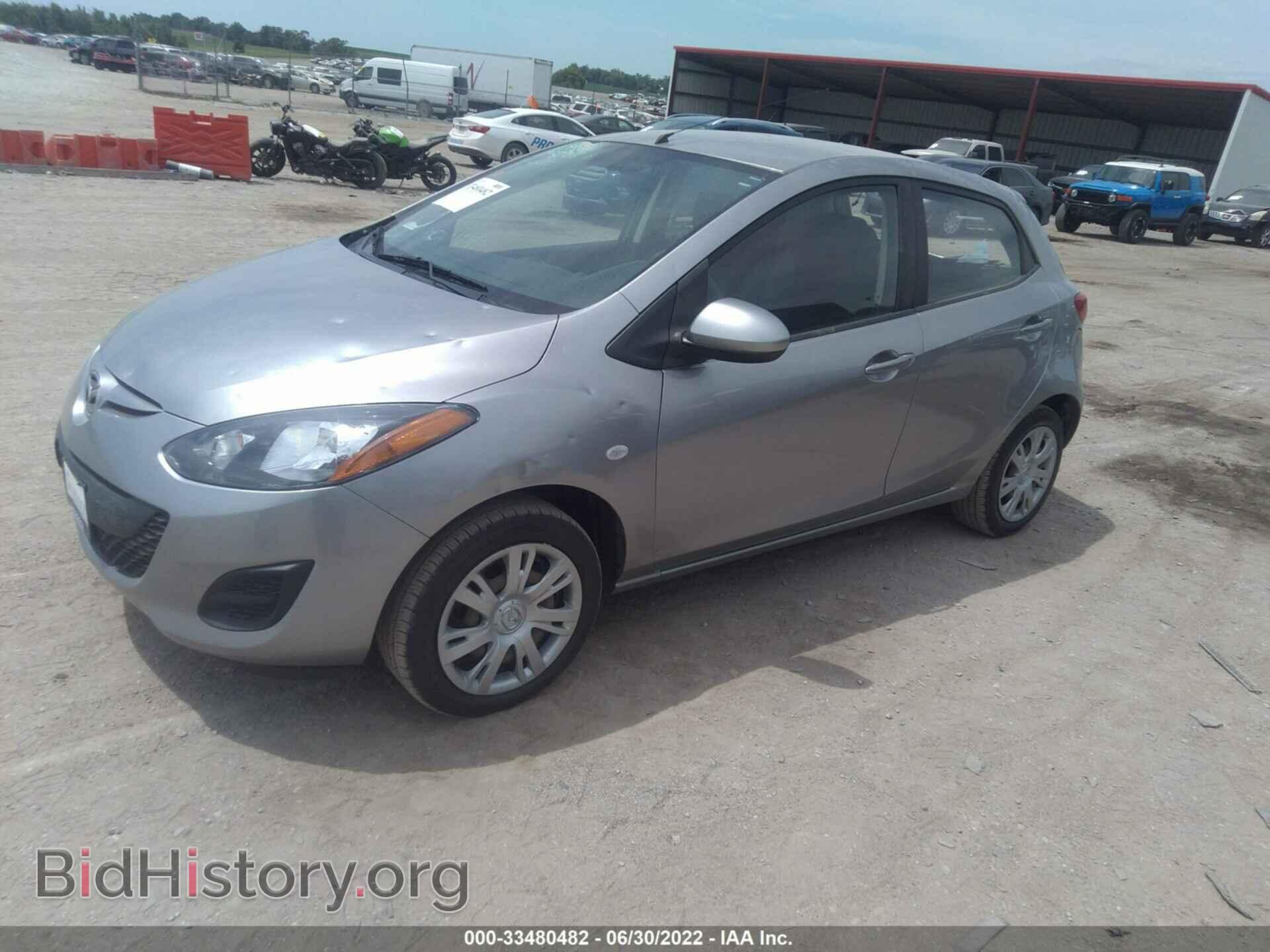 2011 MAZDA MAZDA2 - VIN: JM1DE1HY7B0129312 - Фото 2