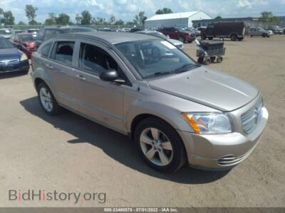 2010 Dodge CALIBER SXT, gold — VIN 1B3CB4HA5AD552066, IAAI