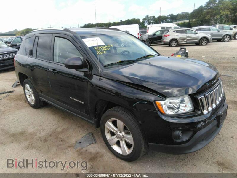 2012 Jeep COMPASS Latitude (VIN 1C4NJDEB4CD698002) — photo 1 of 11, IAAI, damage: front end