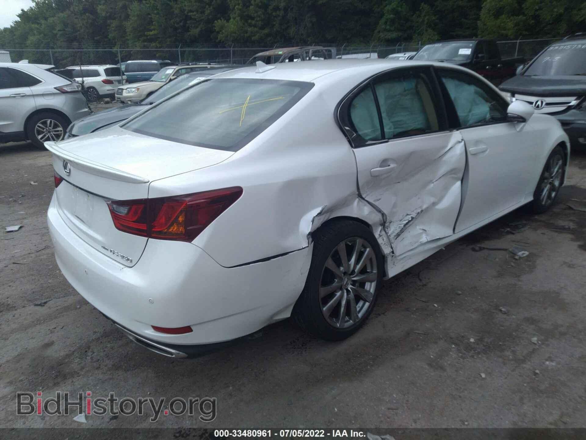 2013 LEXUS GS 350 - VIN: JTHCE1BL7D5004985 - Фото 4