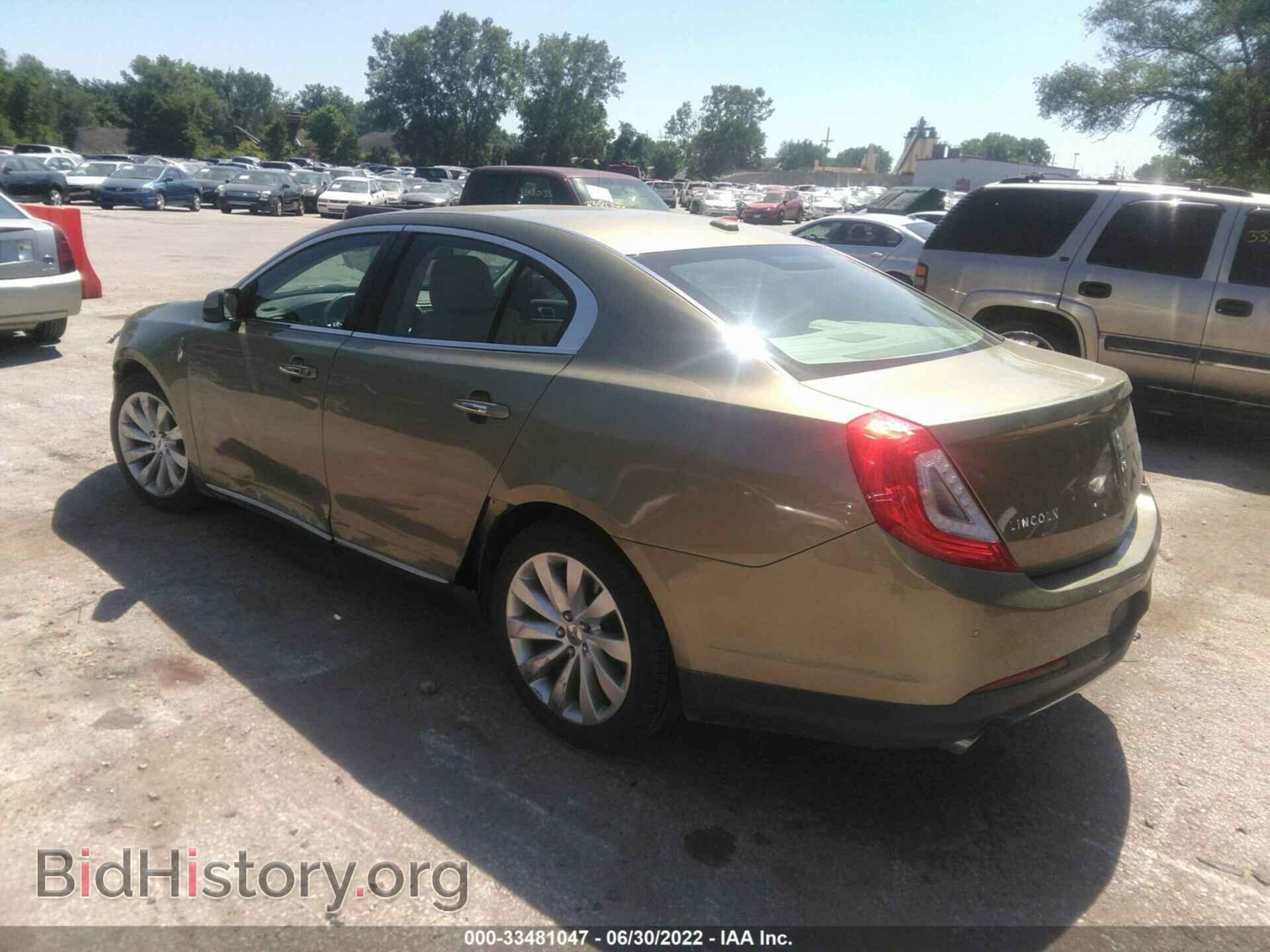 2013 LINCOLN MKS - VIN: 1LNHL9DK7DG617883 - Фото 3