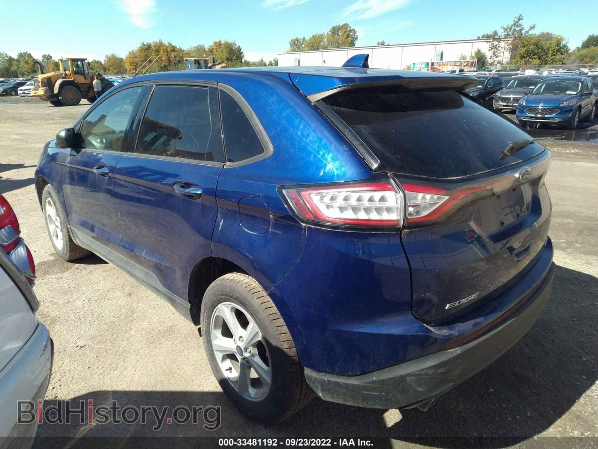 2015 FORD EDGE - VIN: 2FMTK4G94FBC27648 - Фото 3