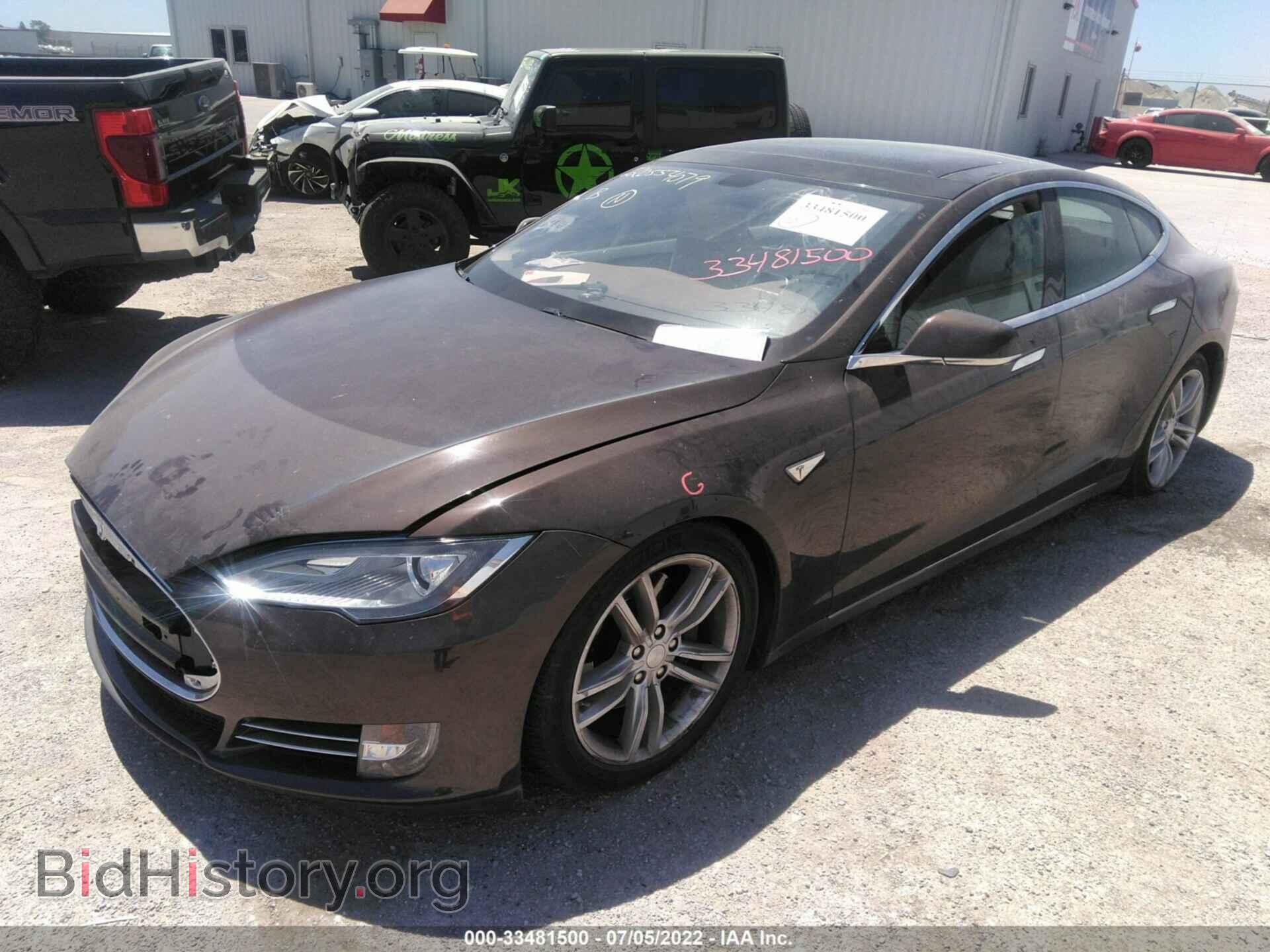 2012 TESLA MODEL S - VIN: 5YJSA1CN9CFP02214 - Photo 2
