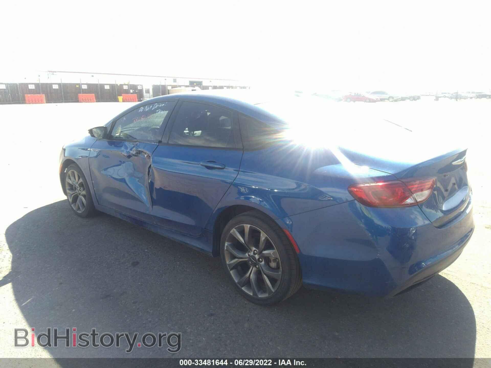 2016 CHRYSLER 200 - VIN: 1C3CCCBGXGN108448 - Фото 3