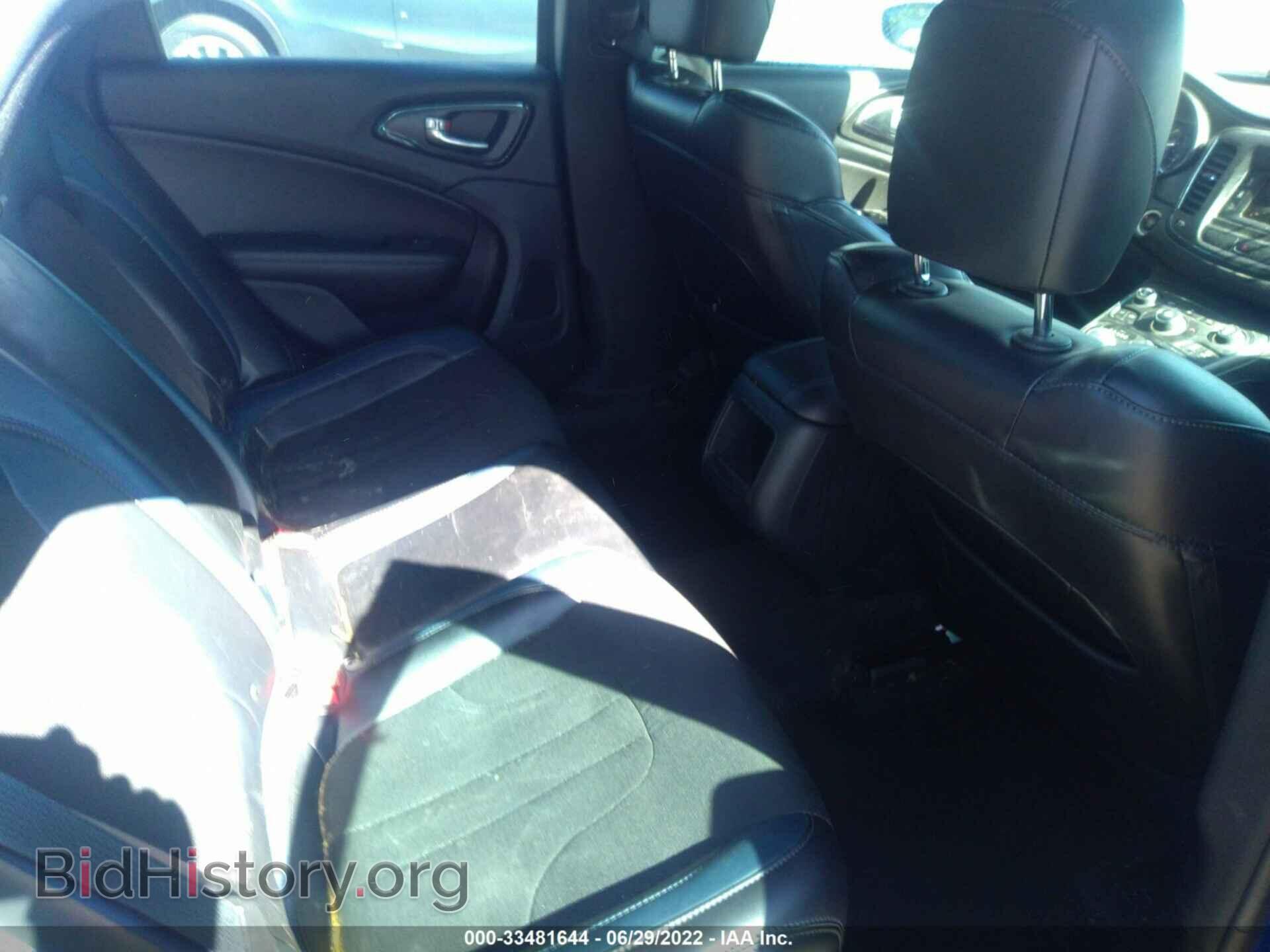 2016 CHRYSLER 200 - VIN: 1C3CCCBGXGN108448 - Фото 8