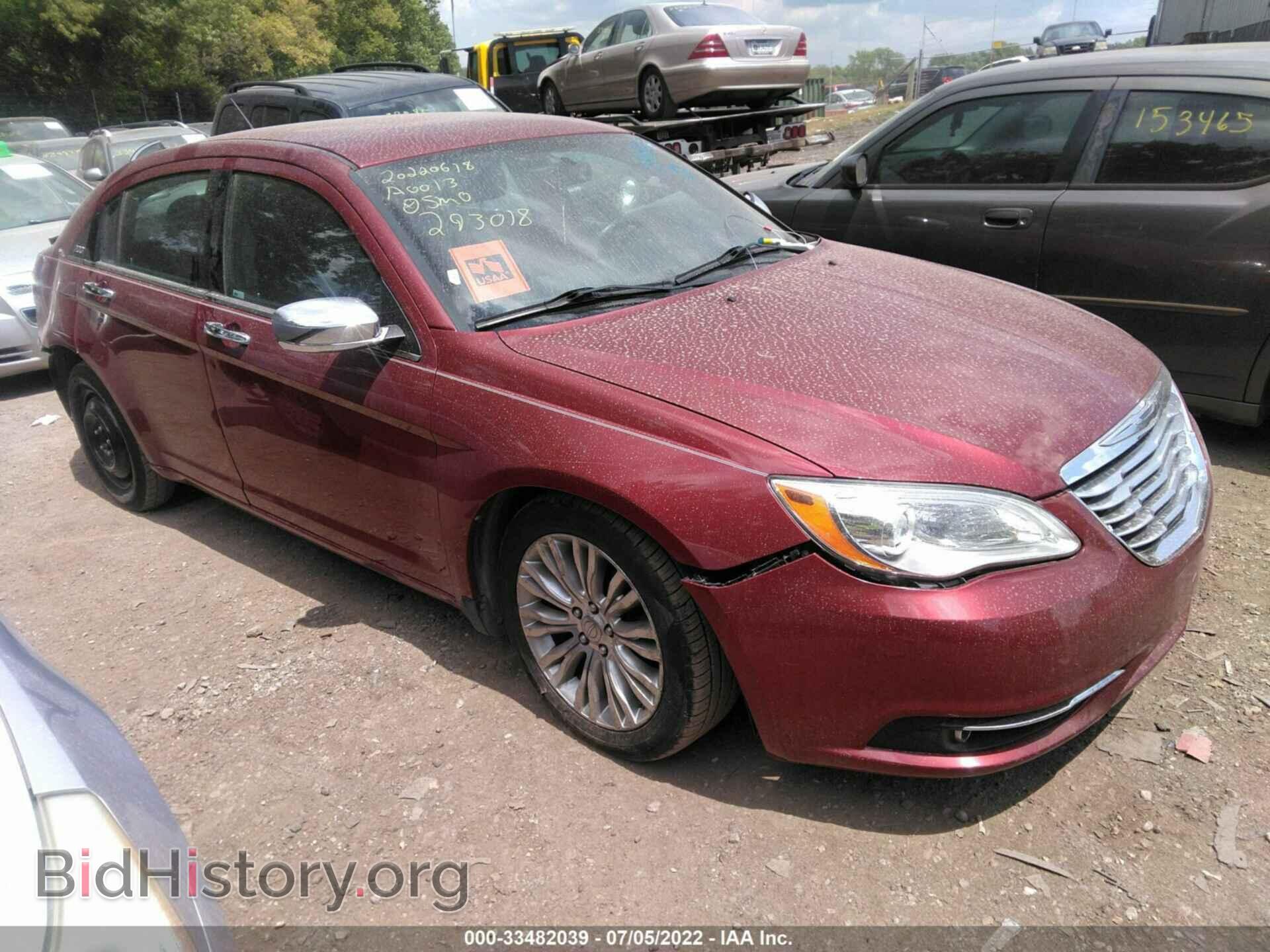 Фотография 1C3CCBCB0CN293018 - CHRYSLER 200 2012