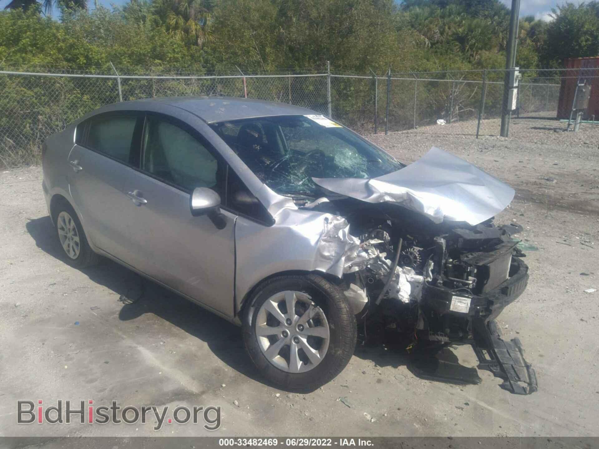 Фотография KNADM4A33G6554255 - KIA RIO 2016