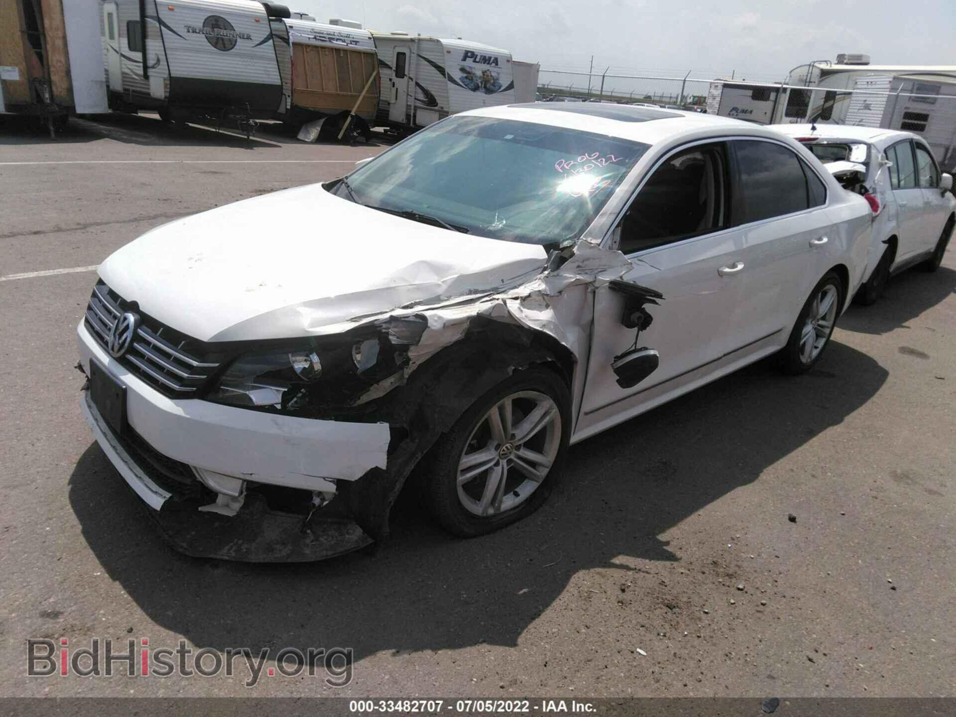 2014 VOLKSWAGEN PASSAT - VIN: 1VWCN7A35EC109086 - Фото 2