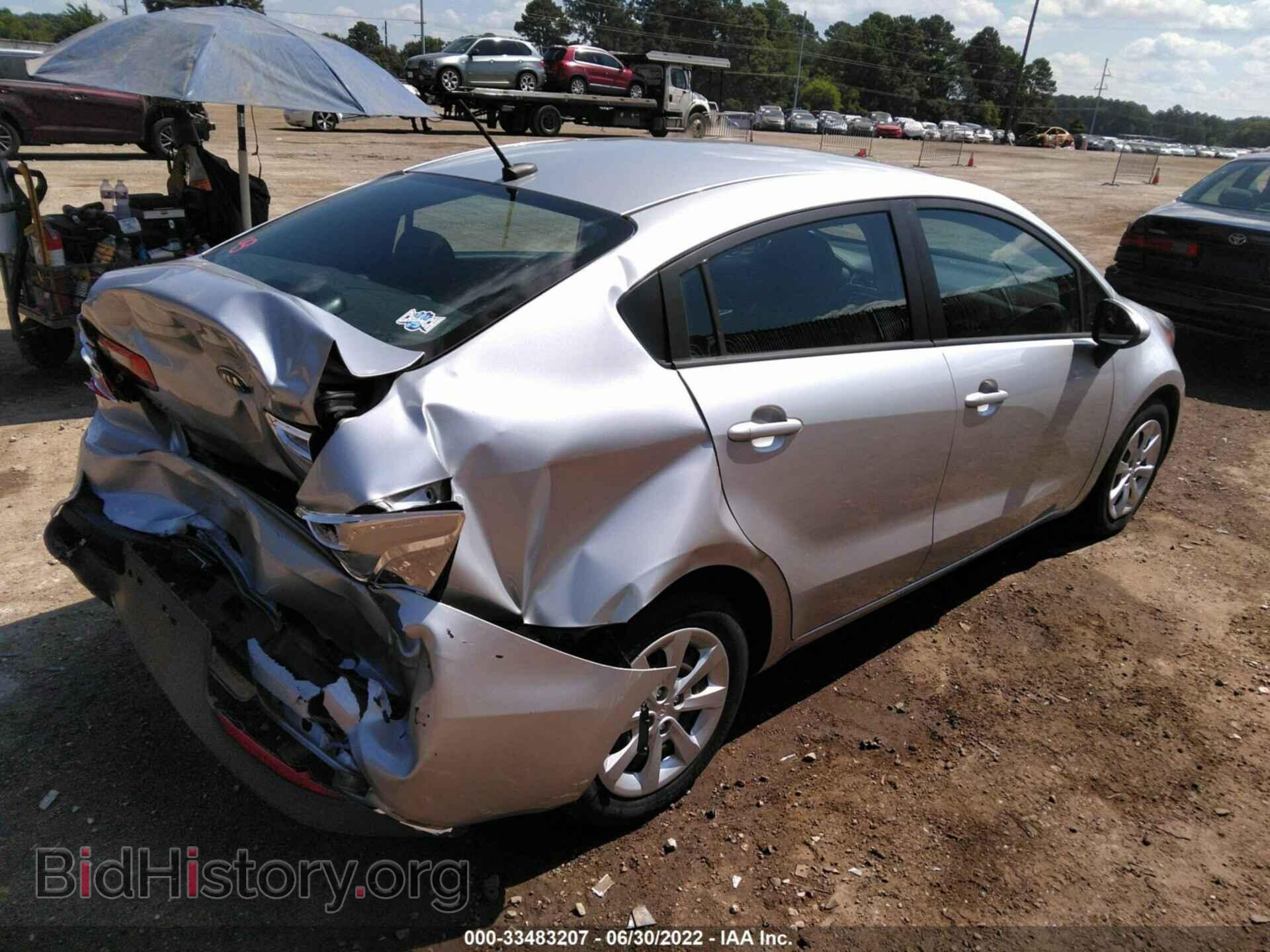 2016 KIA RIO - VIN: KNADM4A33G6632615 - Фото 4