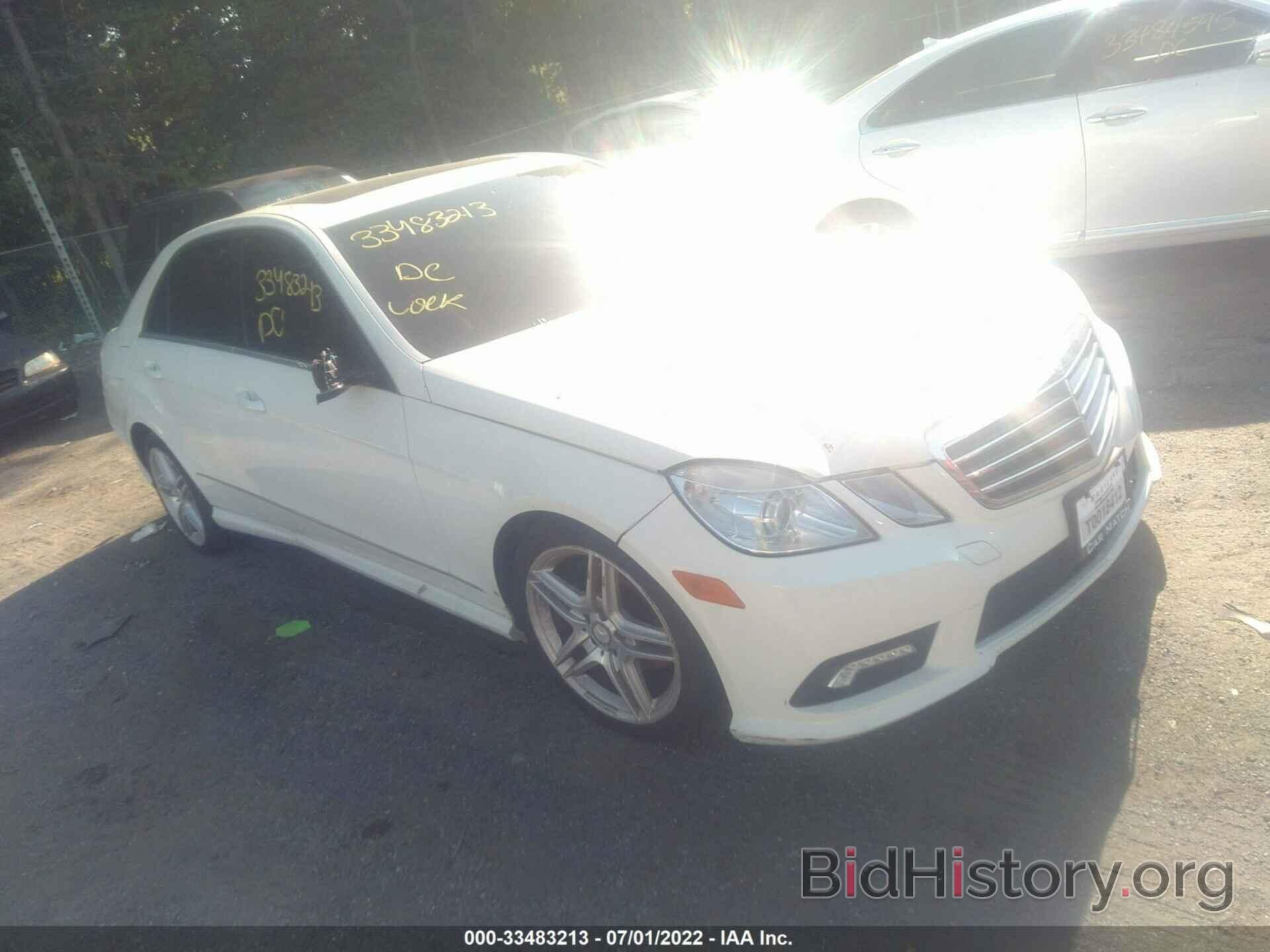 Photo WDDHF8HB2BA424255 - MERCEDES-BENZ E-CLASS 2011