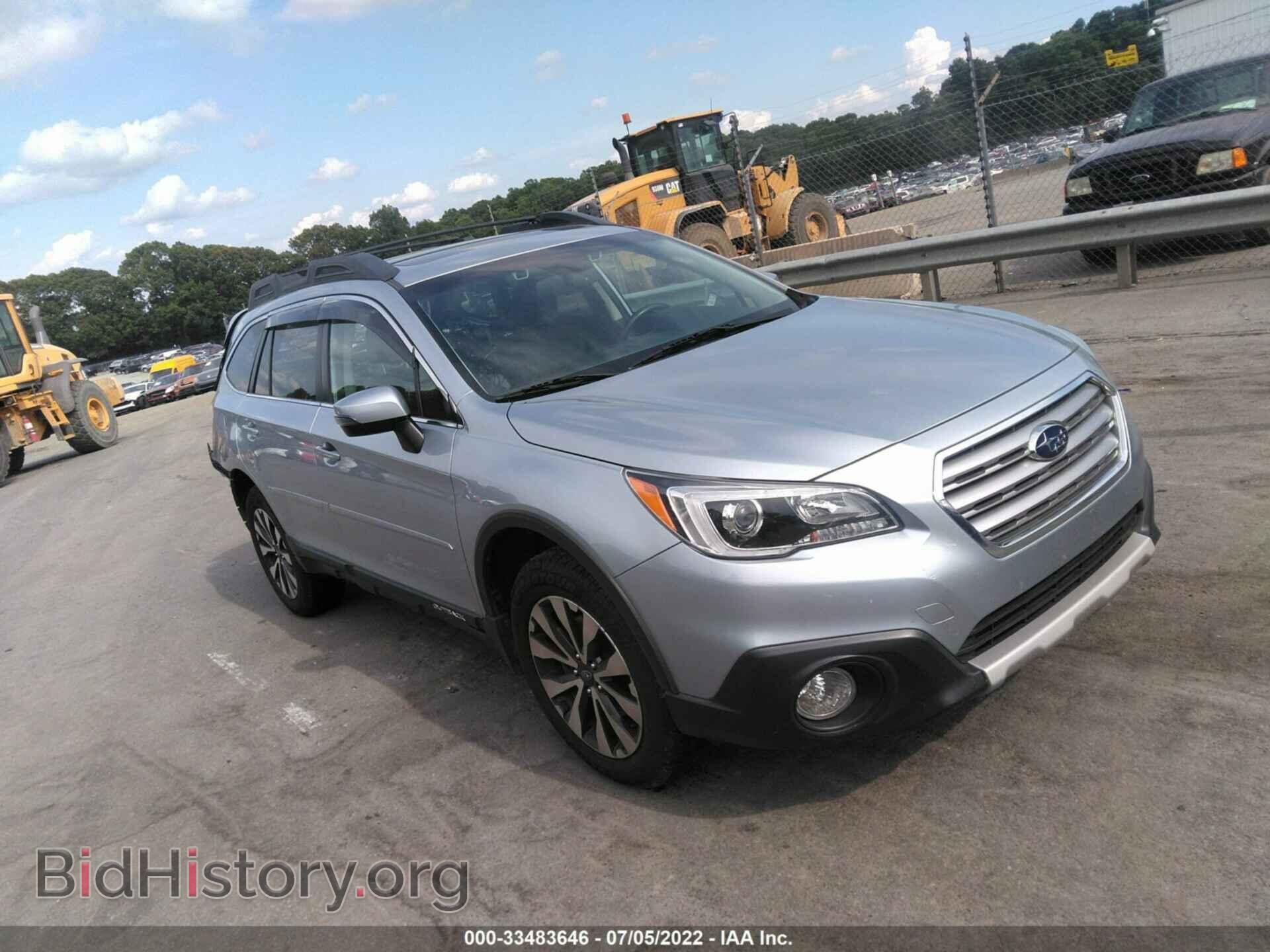 Фотография 4S4BSANC5F3326424 - SUBARU OUTBACK 2015