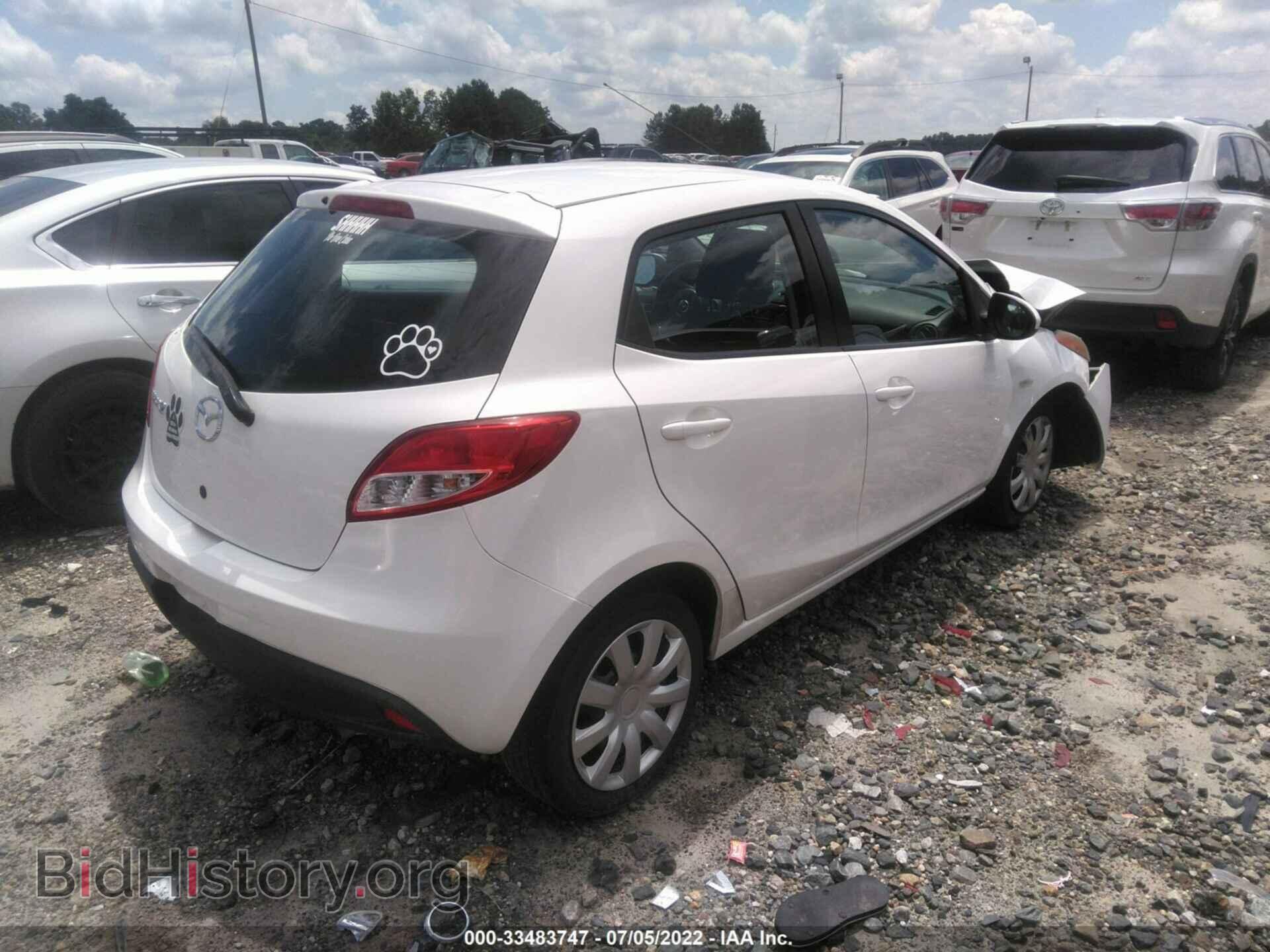 2012 MAZDA MAZDA2 - VIN: JM1DE1KY1C0140798 - Фото 4