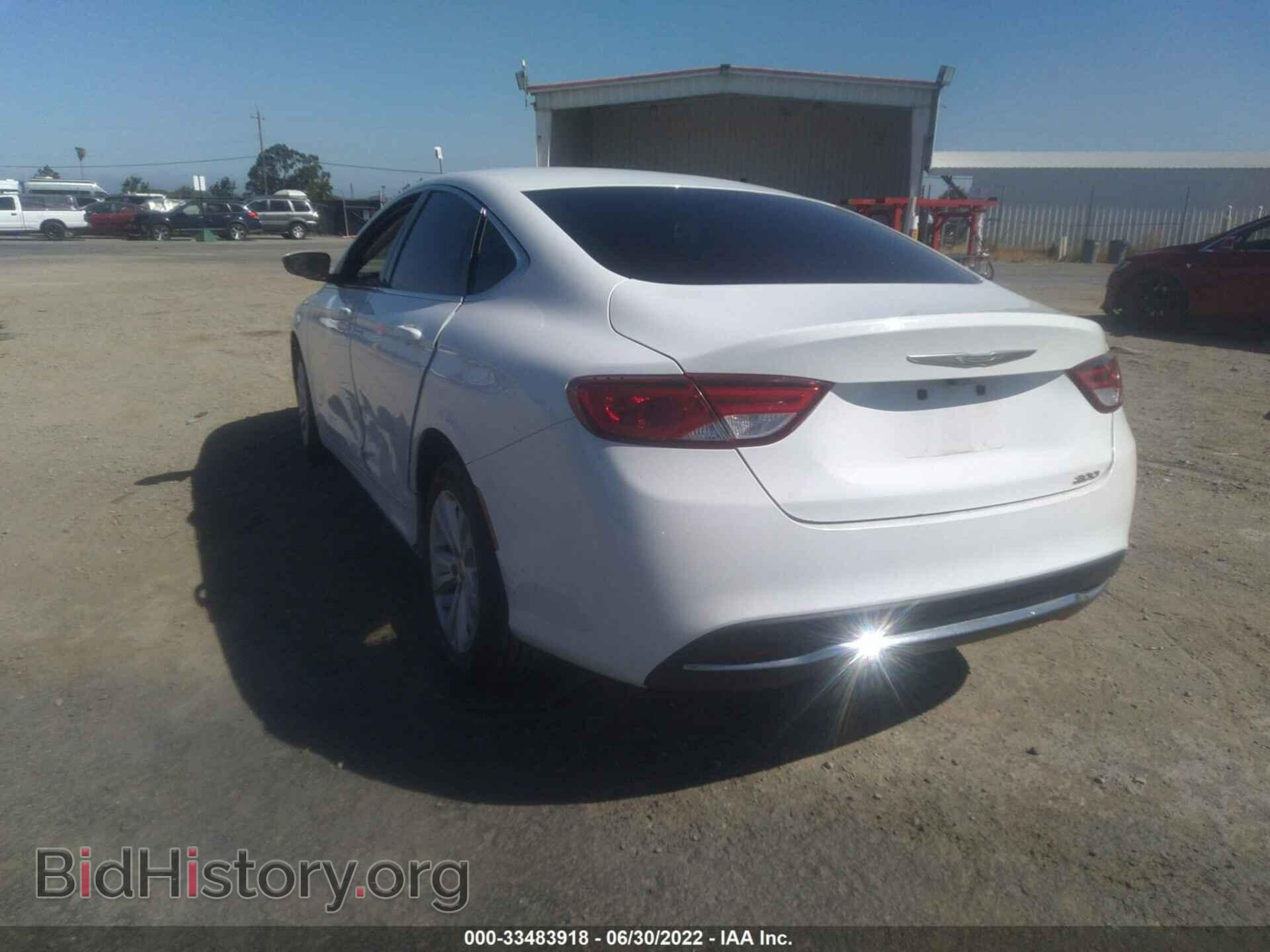 2016 CHRYSLER 200 - VIN: 1C3CCCAB3GN149753 - Photo 3