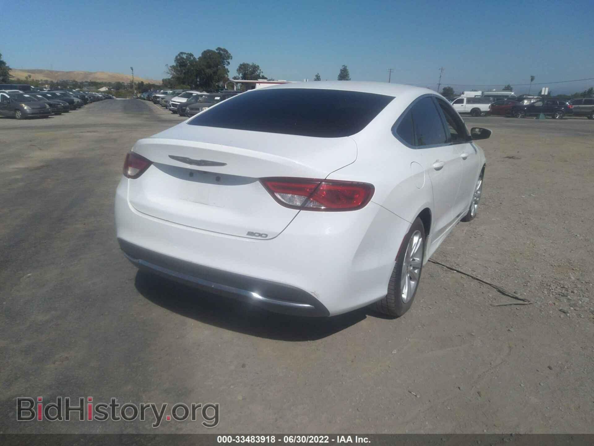 2016 CHRYSLER 200 - VIN: 1C3CCCAB3GN149753 - Photo 4