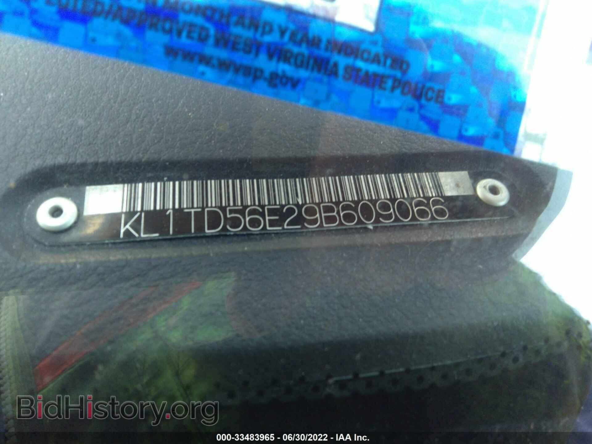 2009 CHEVROLET AVEO - VIN: KL1TD56E29B609066 - Фото 9